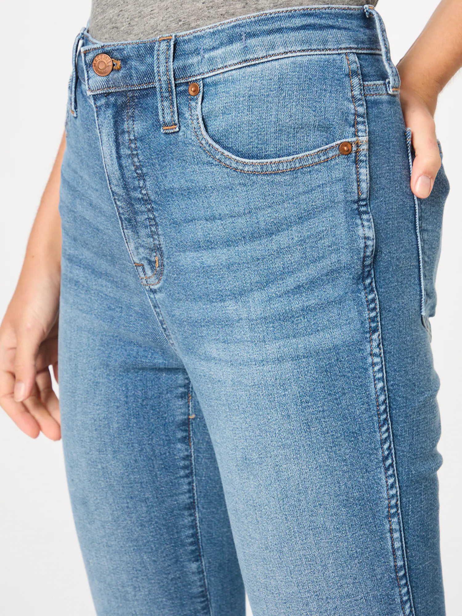 Madewell Jeans albastru denim - Pled.ro