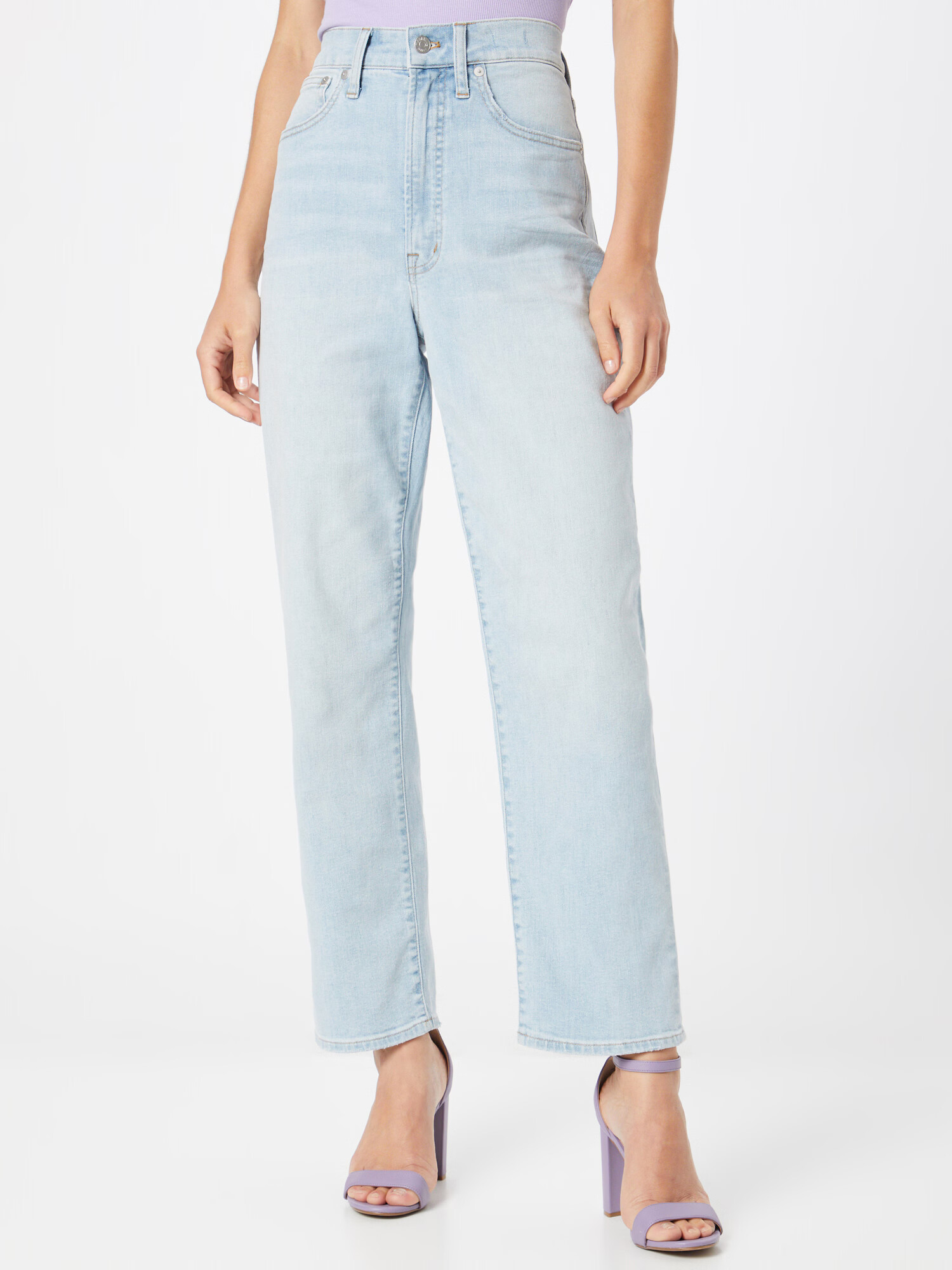 Madewell Jeans albastru deschis - Pled.ro