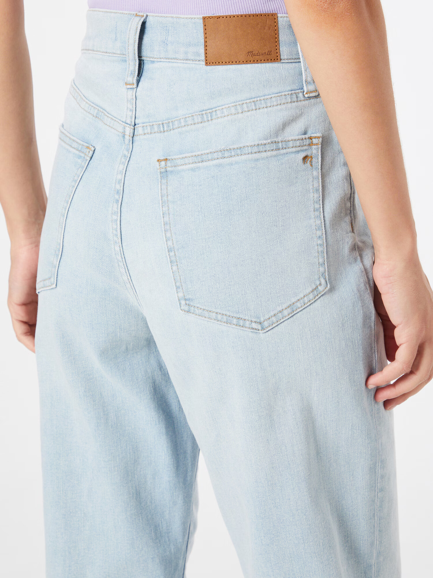 Madewell Jeans albastru deschis - Pled.ro