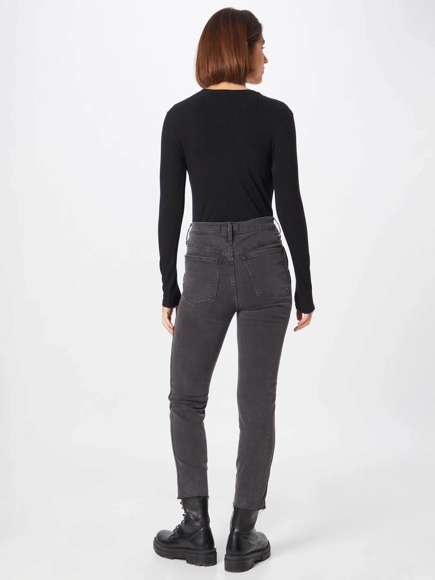 Madewell Jeans negru denim - Pled.ro