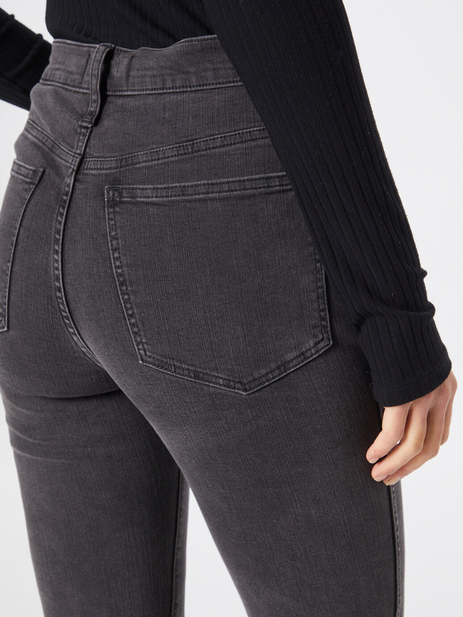 Madewell Jeans negru denim - Pled.ro