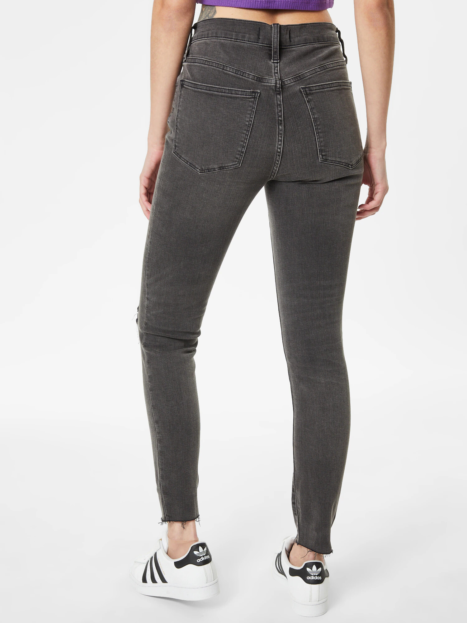 Madewell Jeans negru denim - Pled.ro