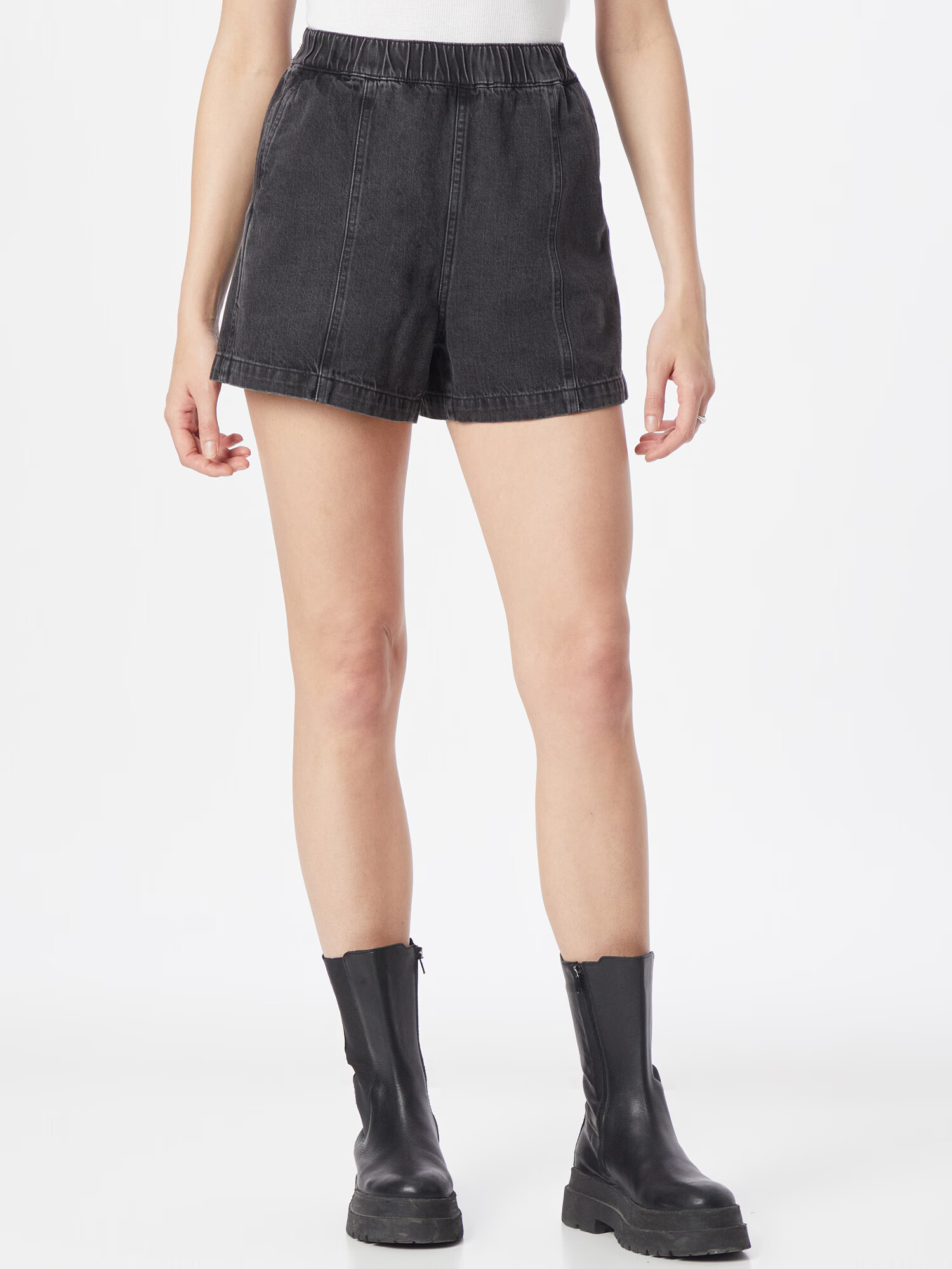 Madewell Jeans negru denim - Pled.ro