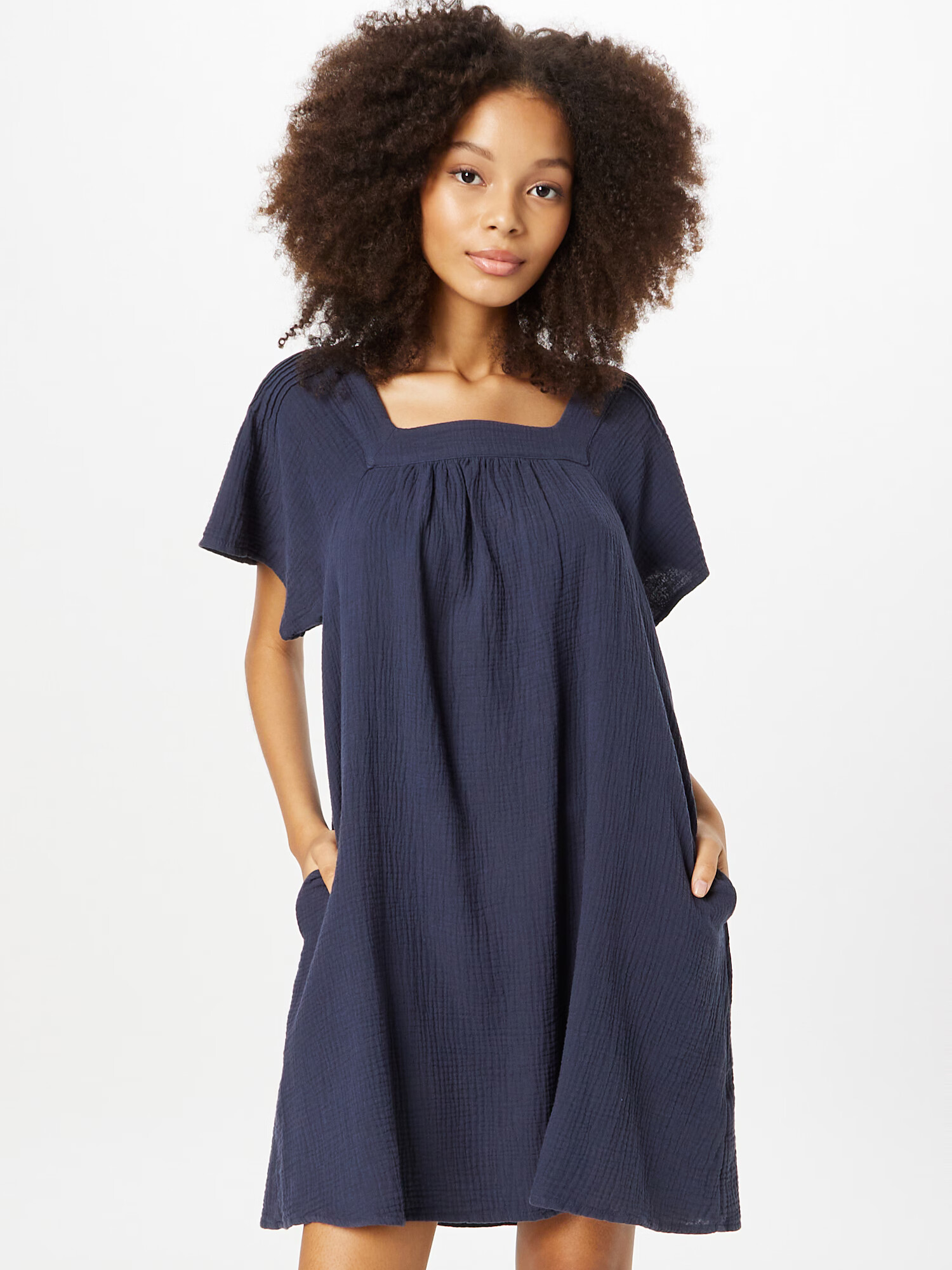 Madewell Rochie albastru închis - Pled.ro