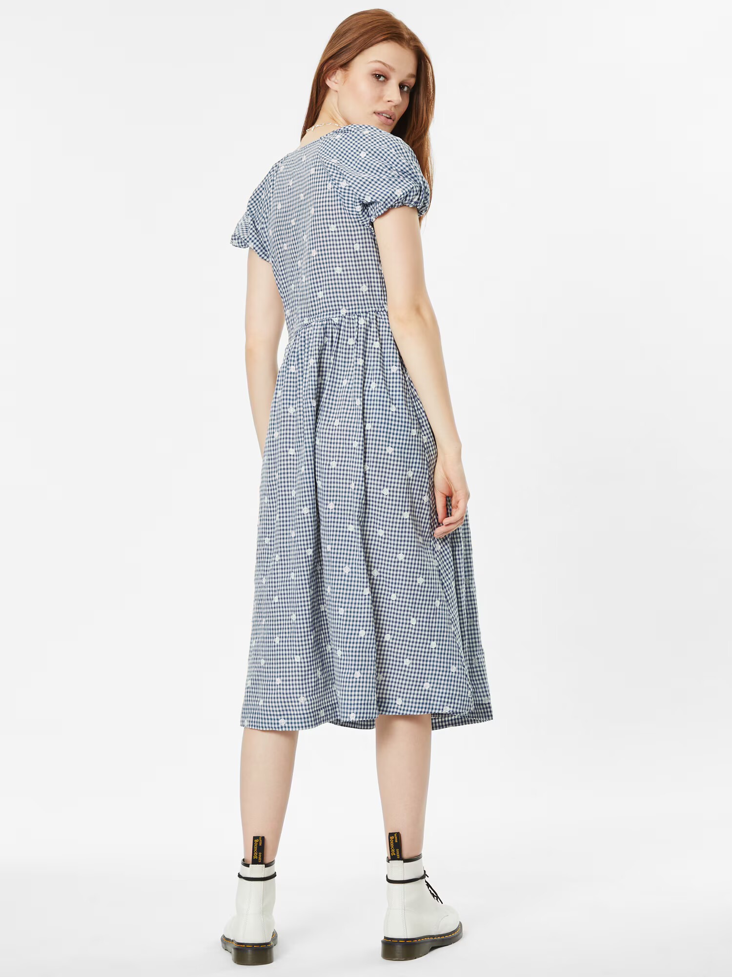 Madewell Rochie albastru marin / alb - Pled.ro