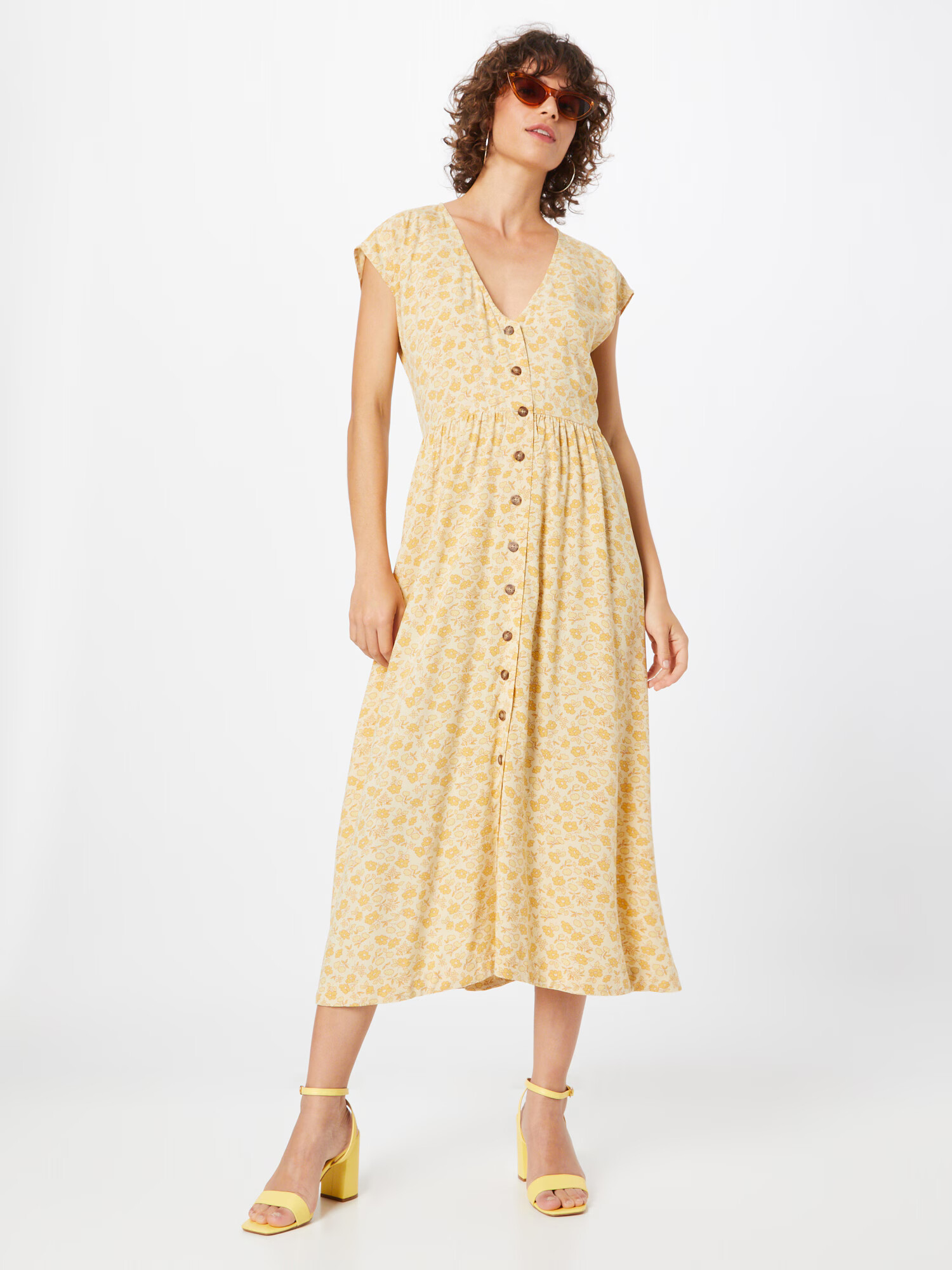 Madewell Rochie galben / portocaliu deschis / alb - Pled.ro