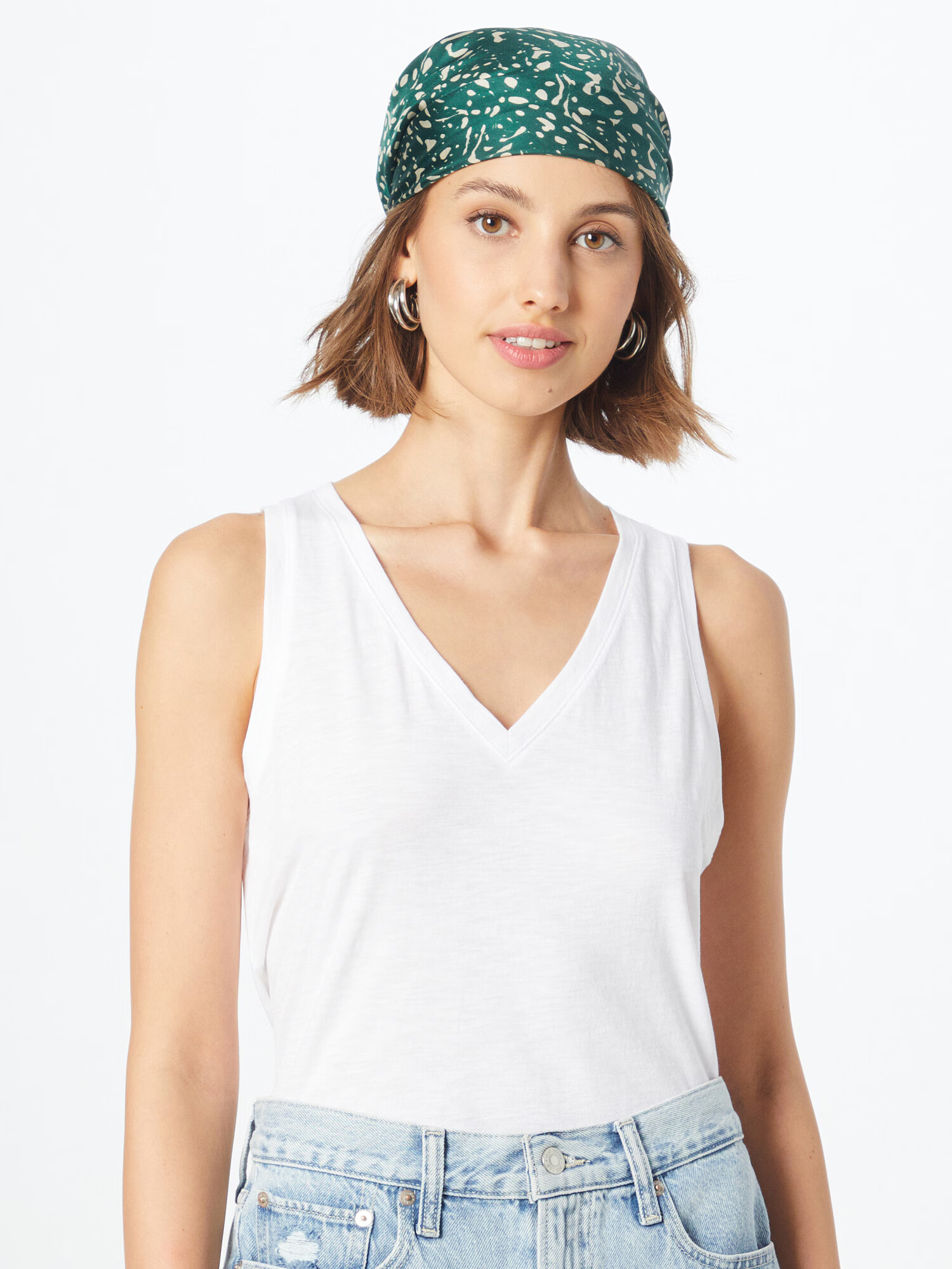 Madewell Top 'WHISPER' alb - Pled.ro