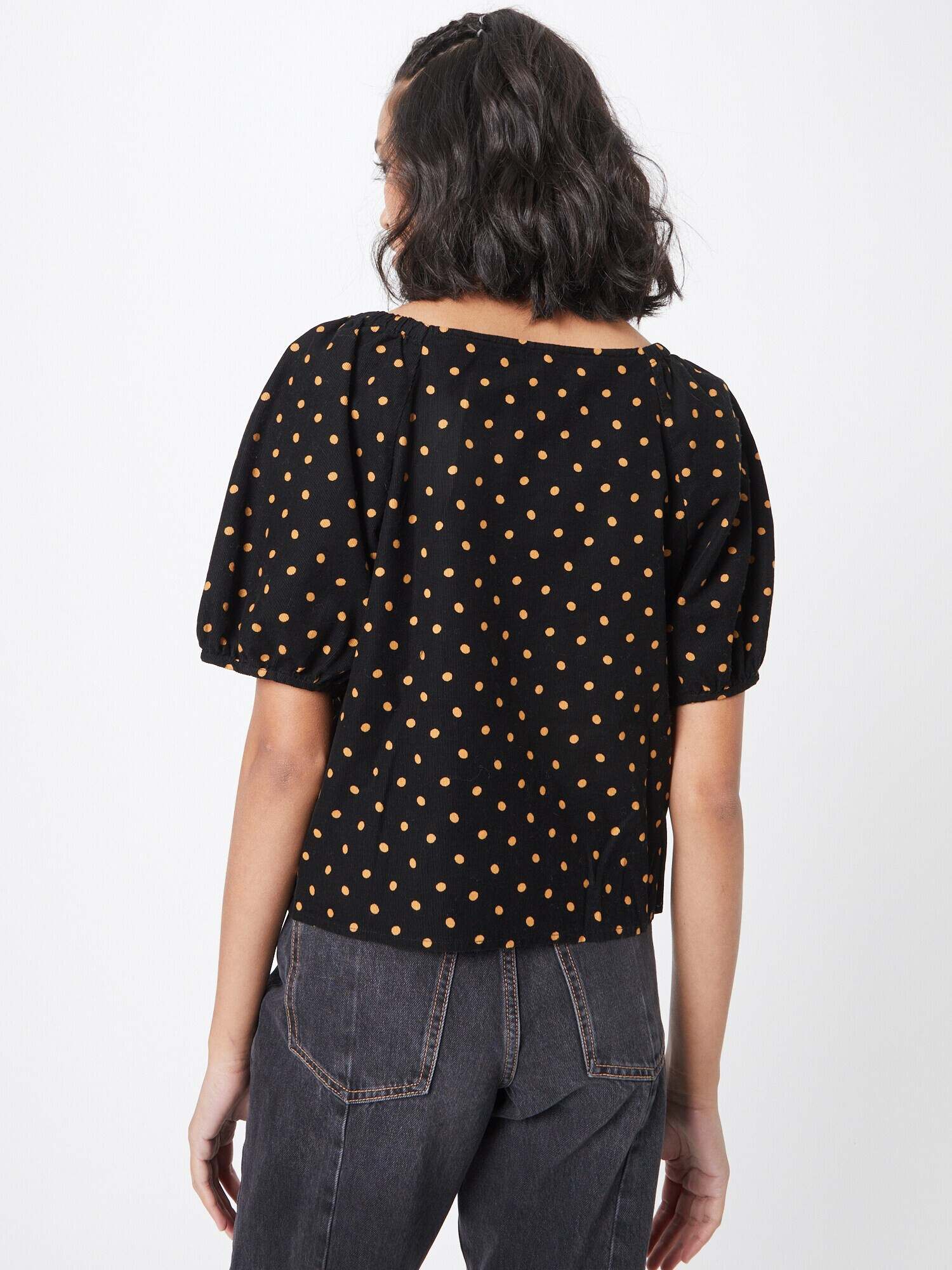 Madewell Tricou 'LANE' galben / negru - Pled.ro