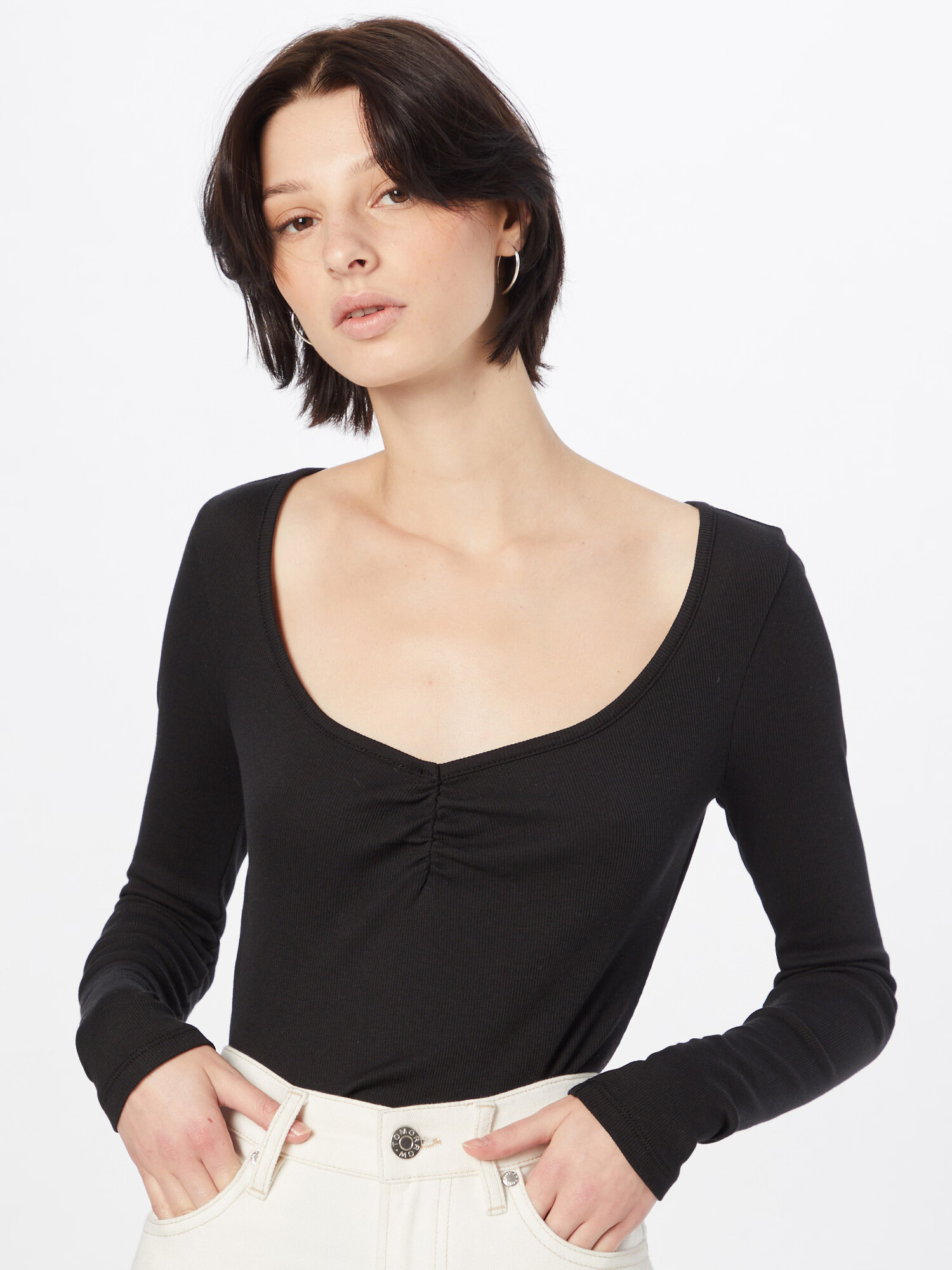 Madewell Tricou negru - Pled.ro