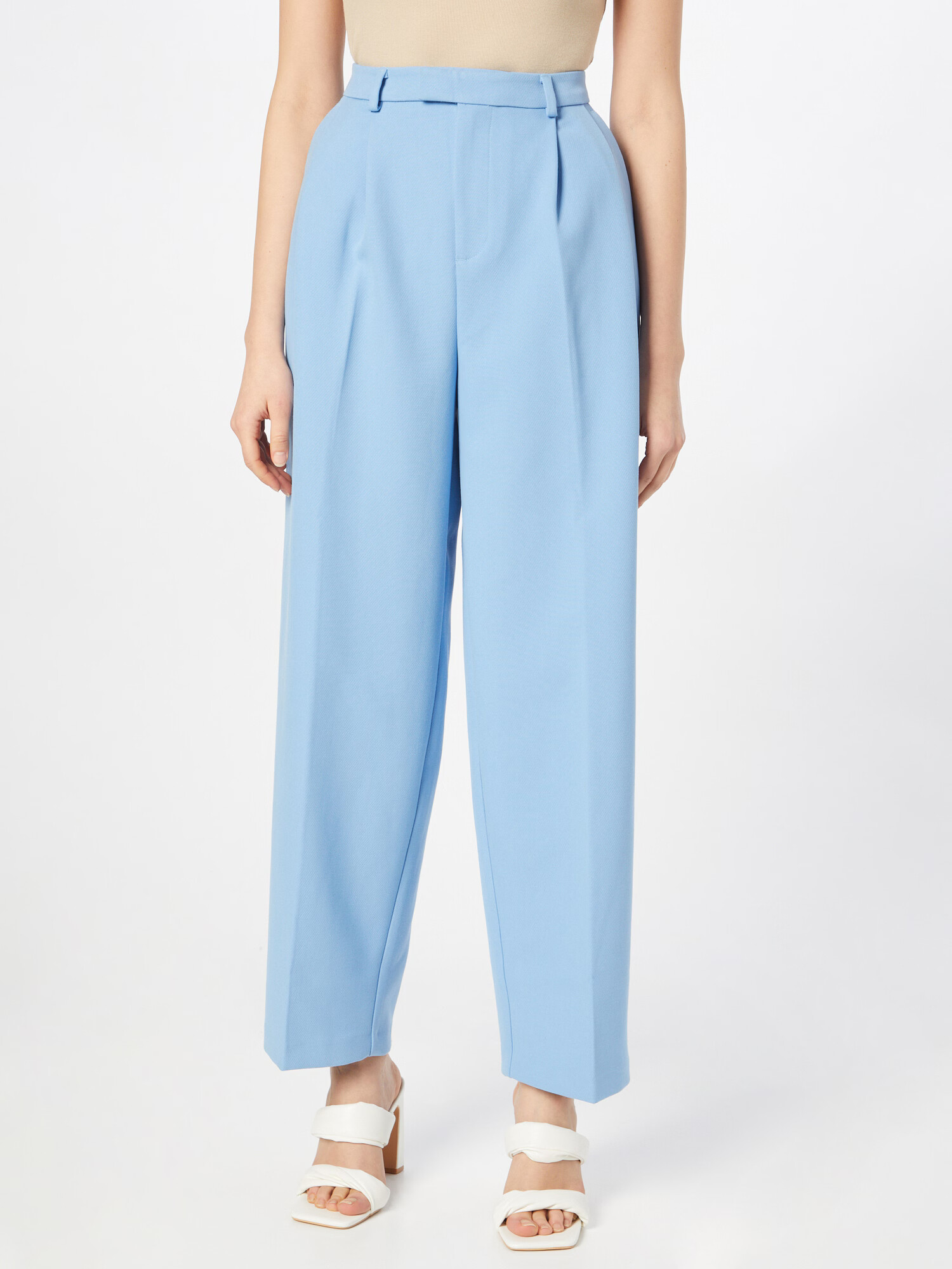 MADS NORGAARD COPENHAGEN Pantaloni cutați albastru deschis - Pled.ro