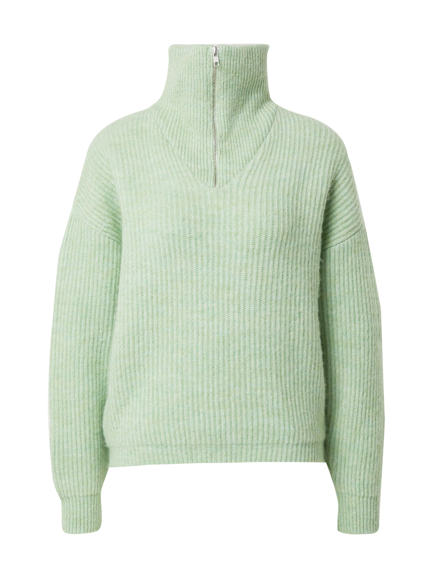 MADS NORGAARD COPENHAGEN Pulover 'Kinju' verde pastel - Pled.ro