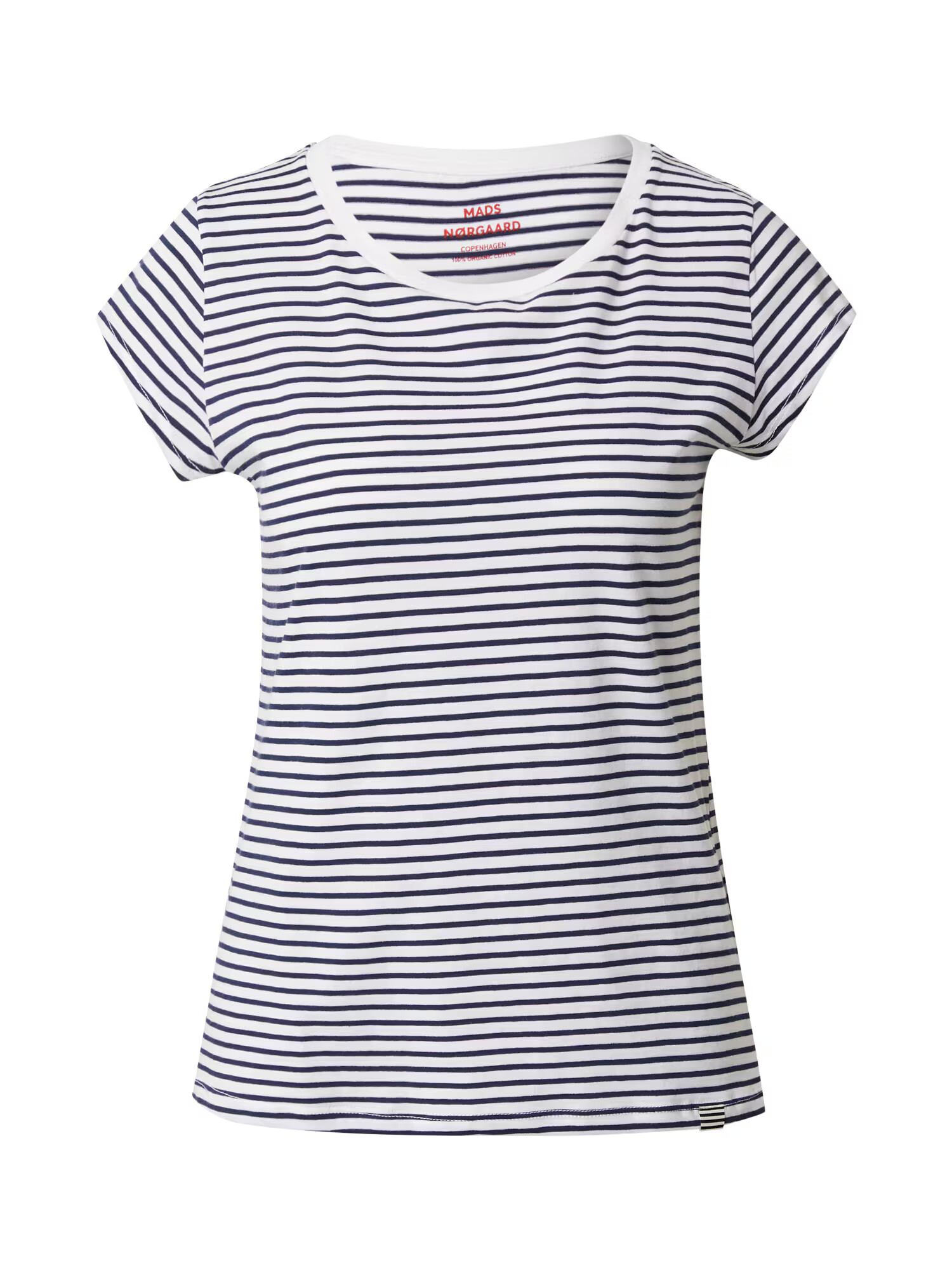 MADS NORGAARD COPENHAGEN Tricou bleumarin / alb - Pled.ro