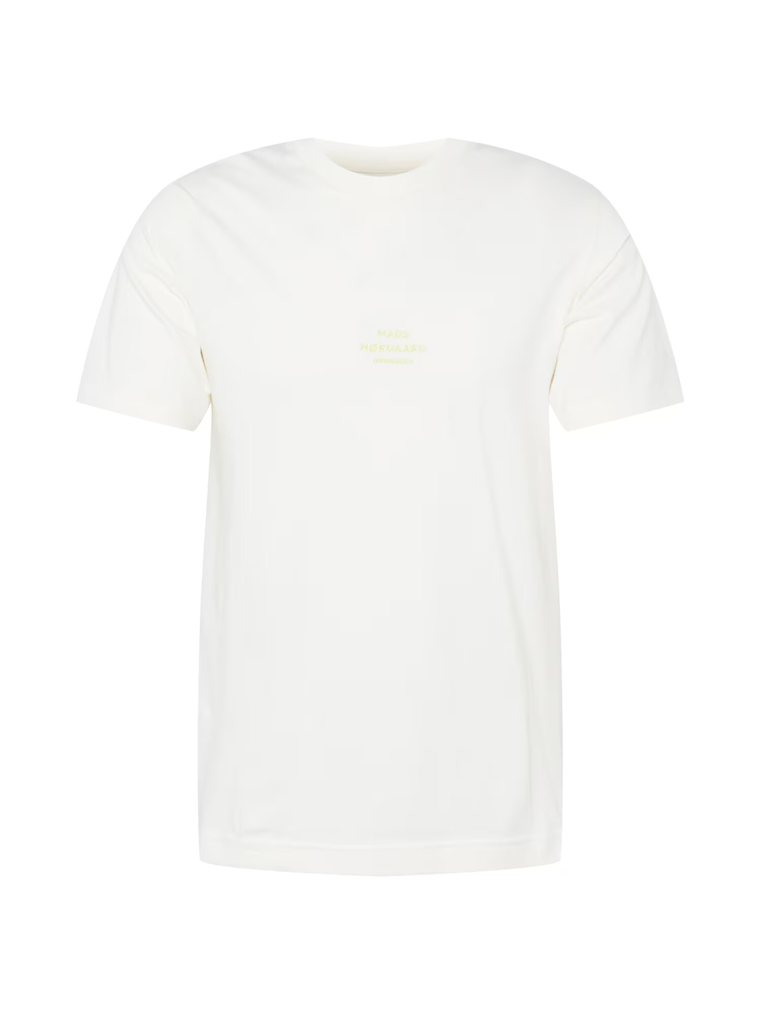 MADS NORGAARD COPENHAGEN Tricou galben deschis / alb - Pled.ro