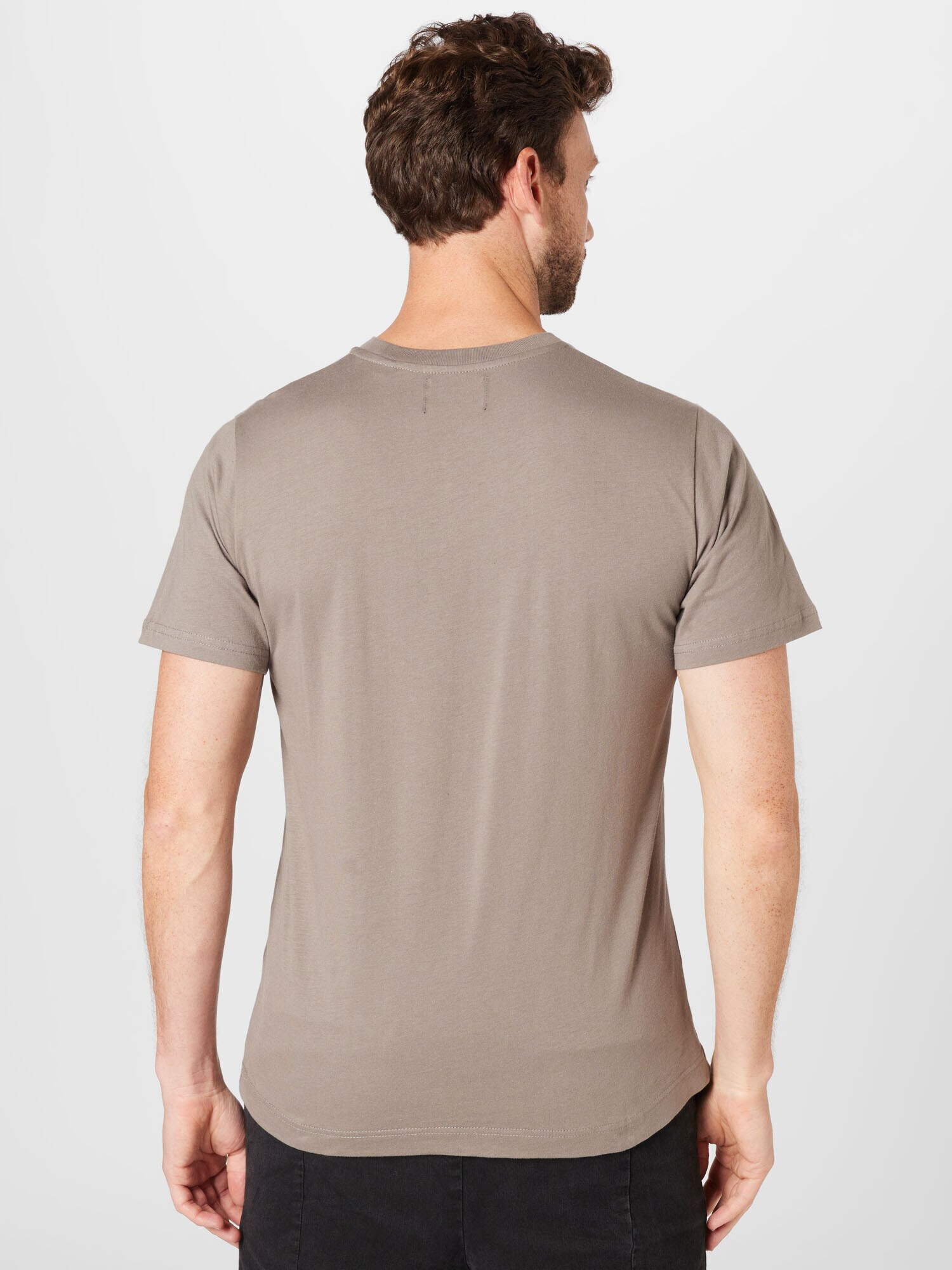 MADS NORGAARD COPENHAGEN Tricou grej / alb - Pled.ro