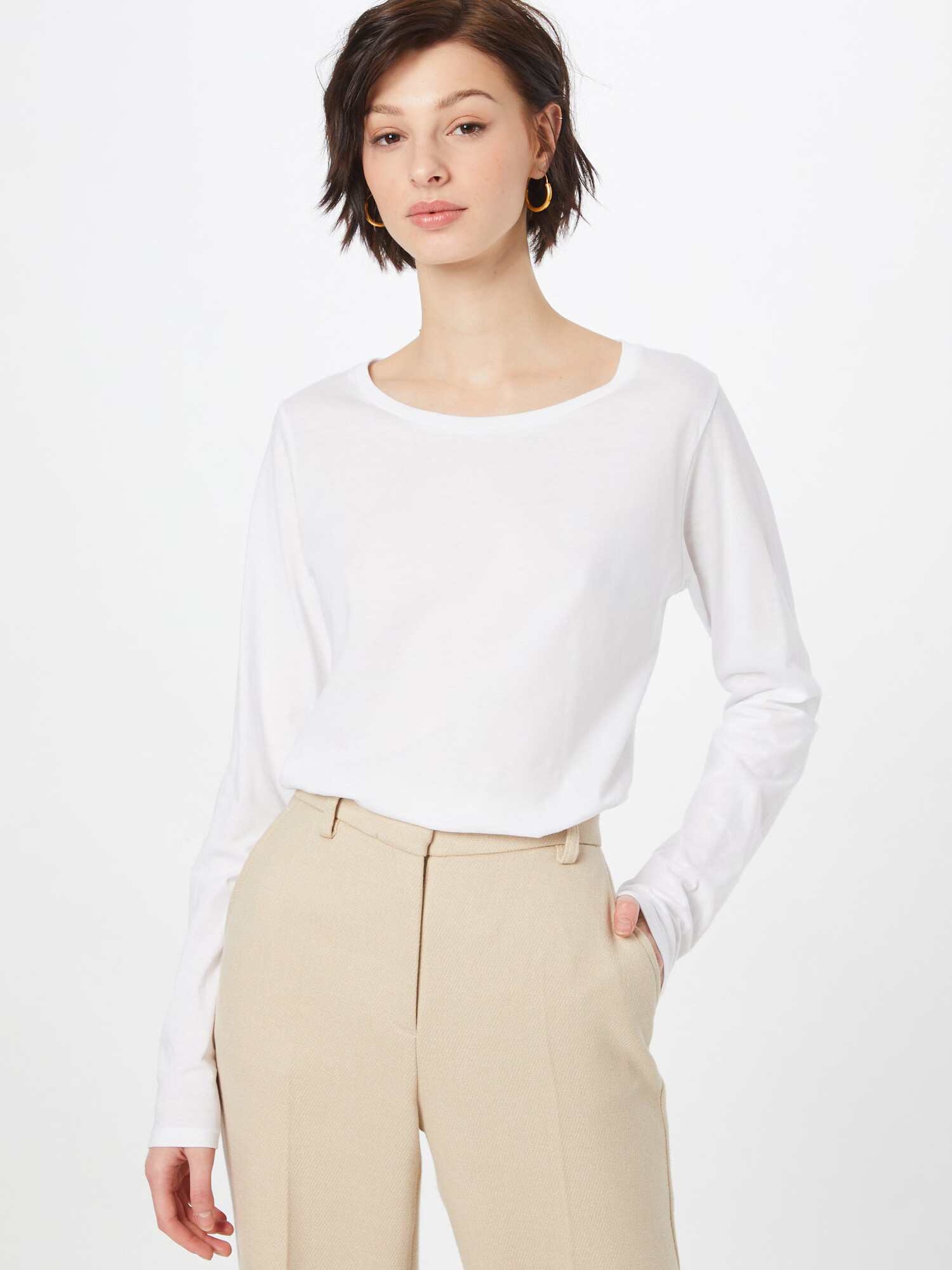 MADS NORGAARD COPENHAGEN Tricou 'Tenna' alb - Pled.ro