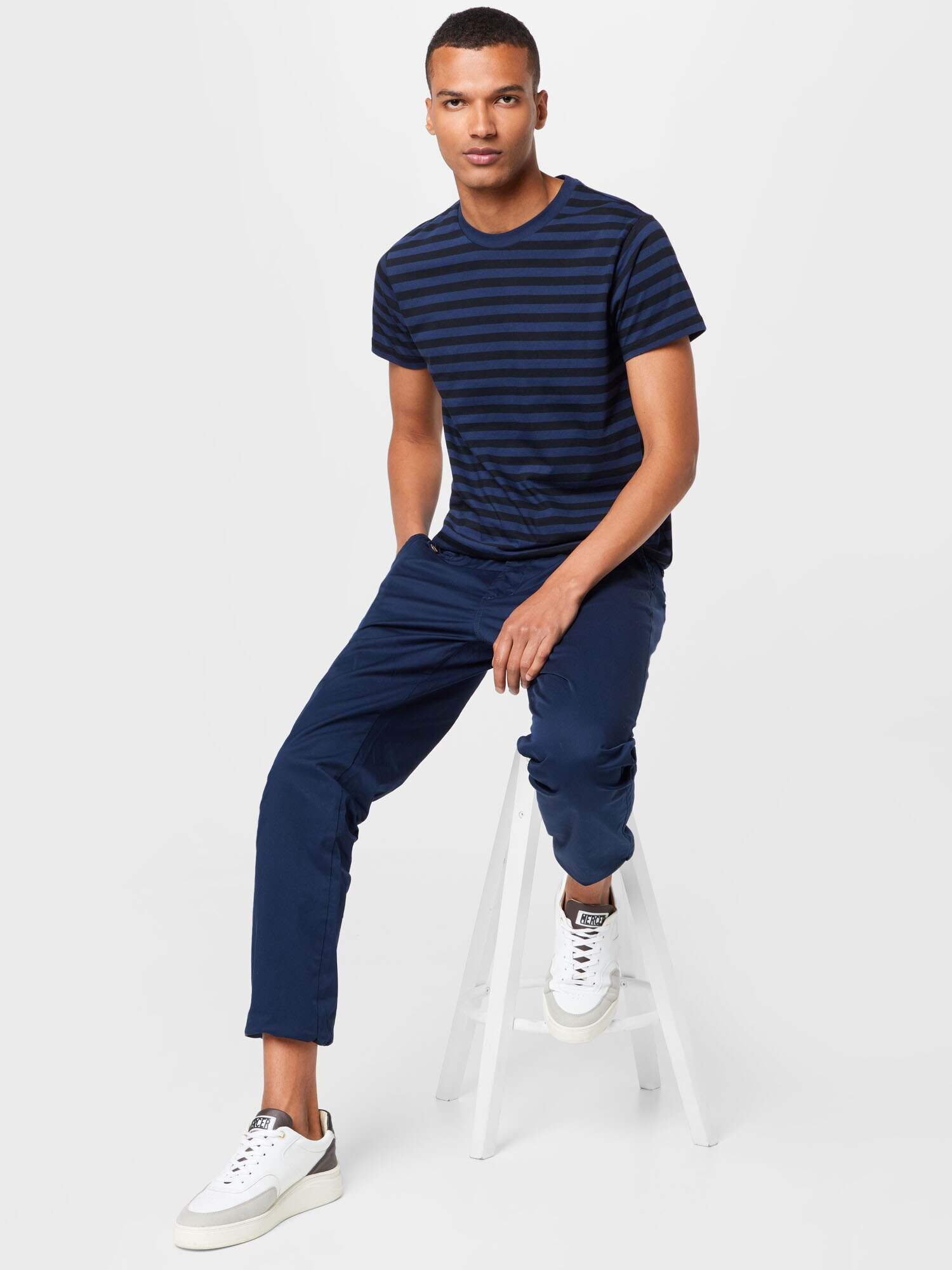 MADS NORGAARD COPENHAGEN Tricou 'Thor' bleumarin / albastru închis - Pled.ro