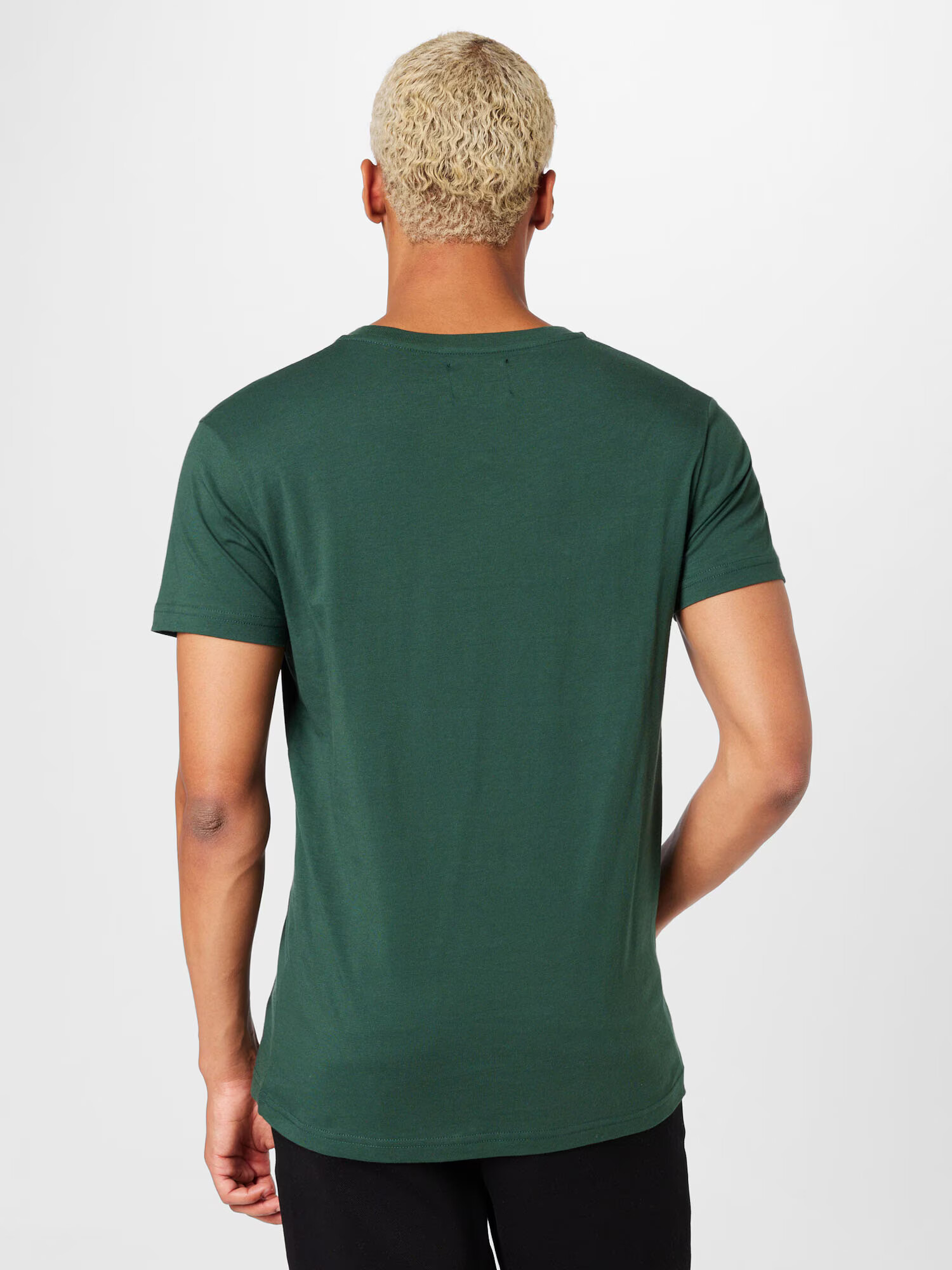 MADS NORGAARD COPENHAGEN Tricou 'Thor' verde / alb - Pled.ro