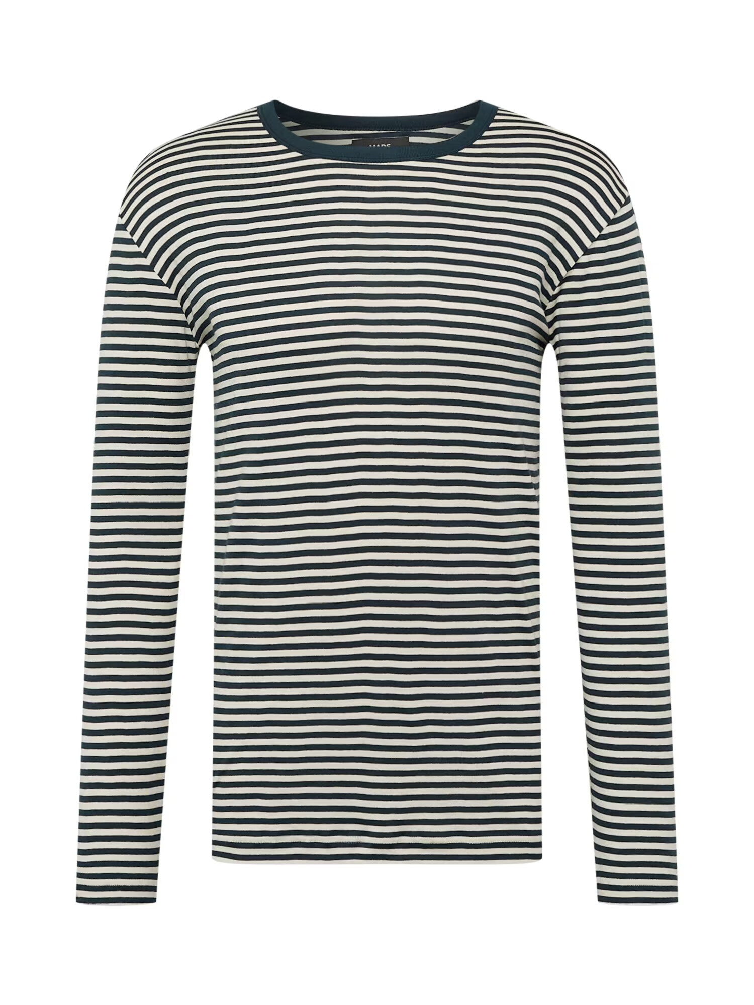 MADS NORGAARD COPENHAGEN Tricou 'Tobias' ecru / albastru noapte - Pled.ro