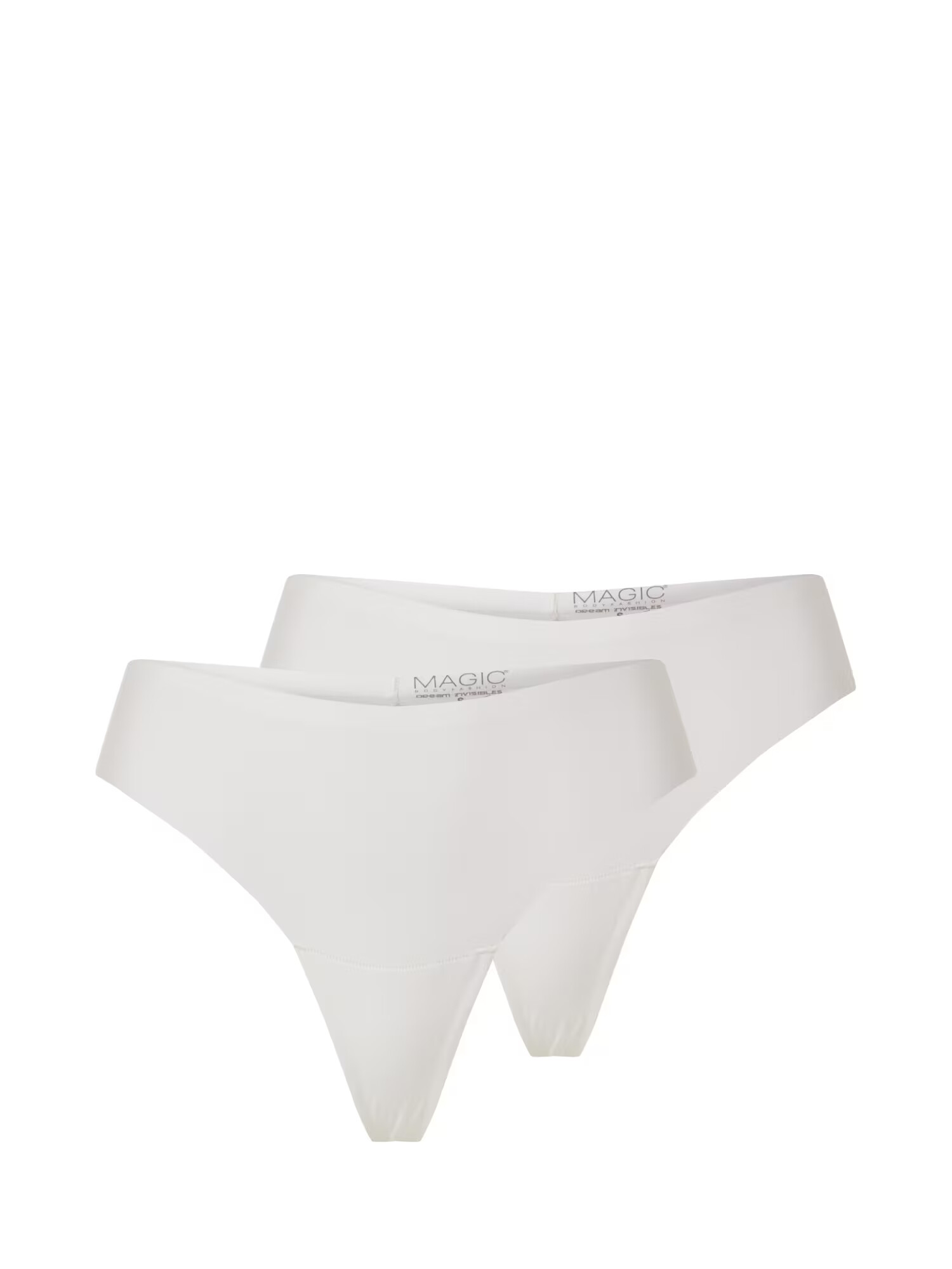 MAGIC Bodyfashion Tanga 'Dream Invisibles' alb - Pled.ro