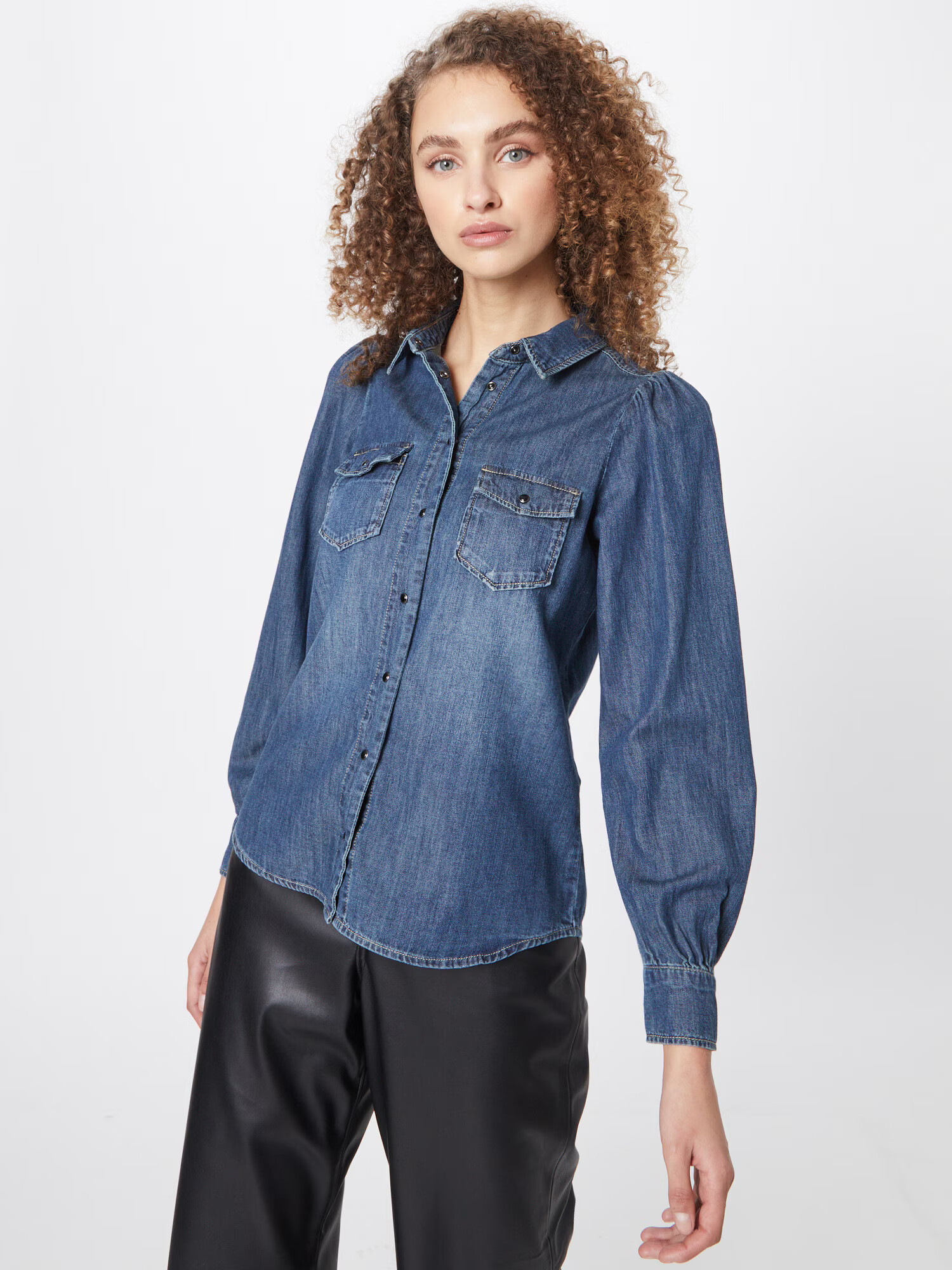 Maison 123 Bluză 'AGATHE' albastru denim - Pled.ro