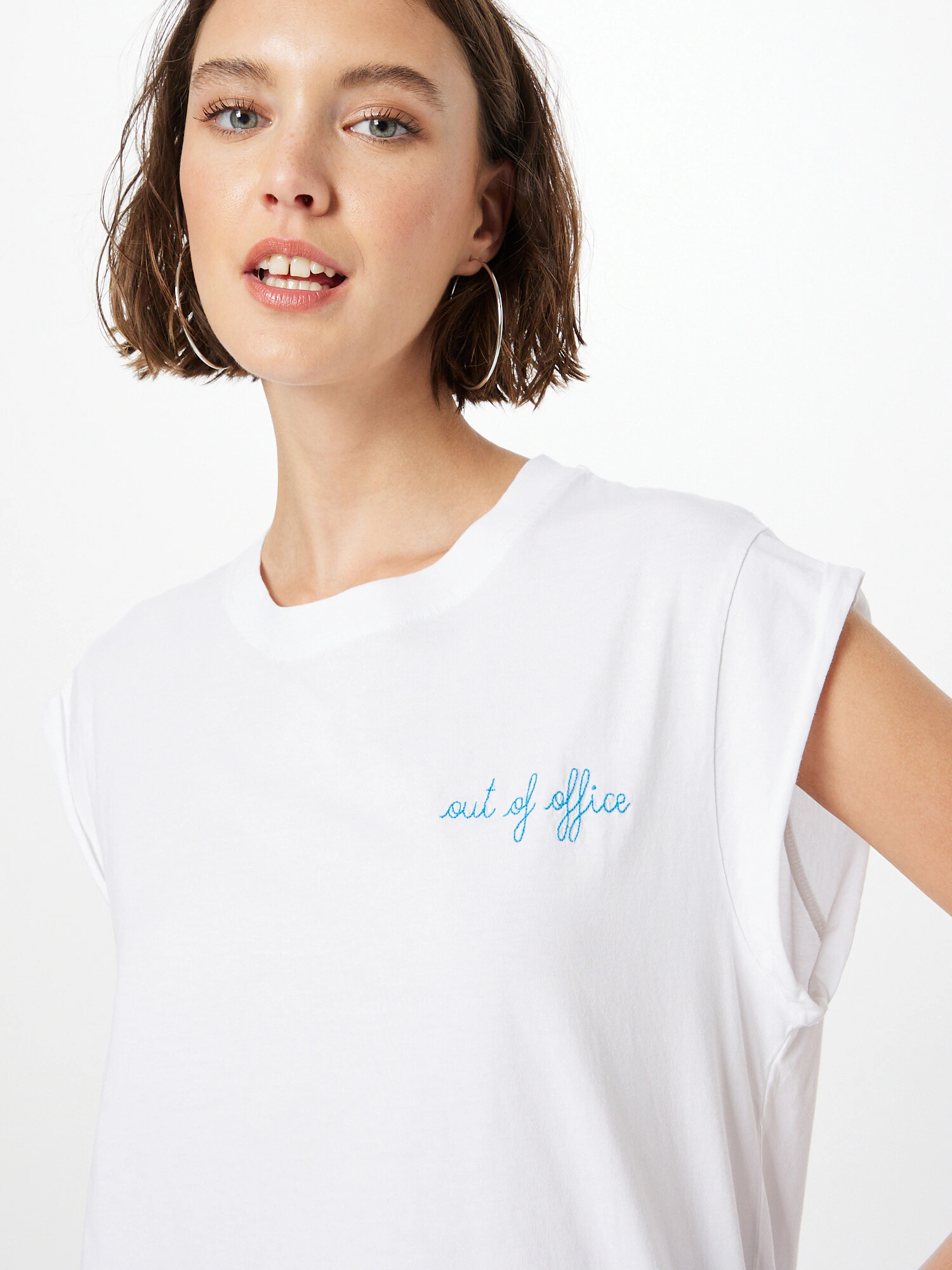 Maison Labiche Tricou 'LE SEDAINE' azur / alb - Pled.ro