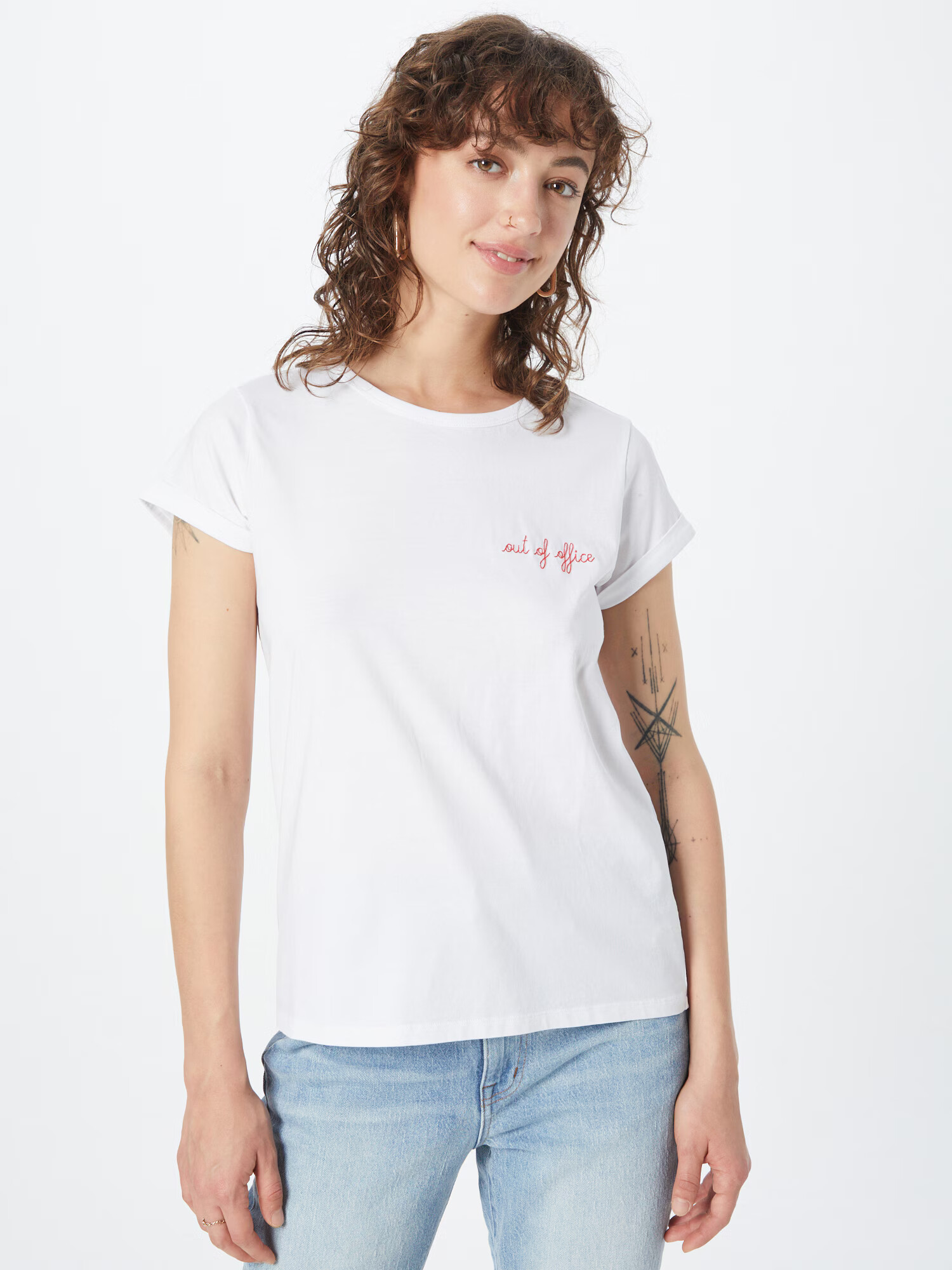 Maison Labiche Tricou 'POITOU' roșu / alb - Pled.ro