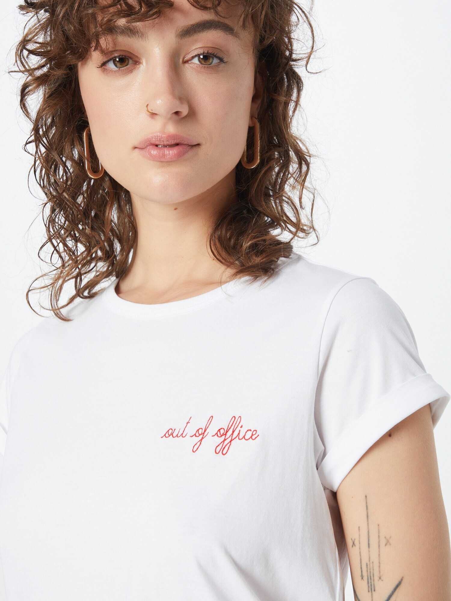 Maison Labiche Tricou 'POITOU' roșu / alb - Pled.ro