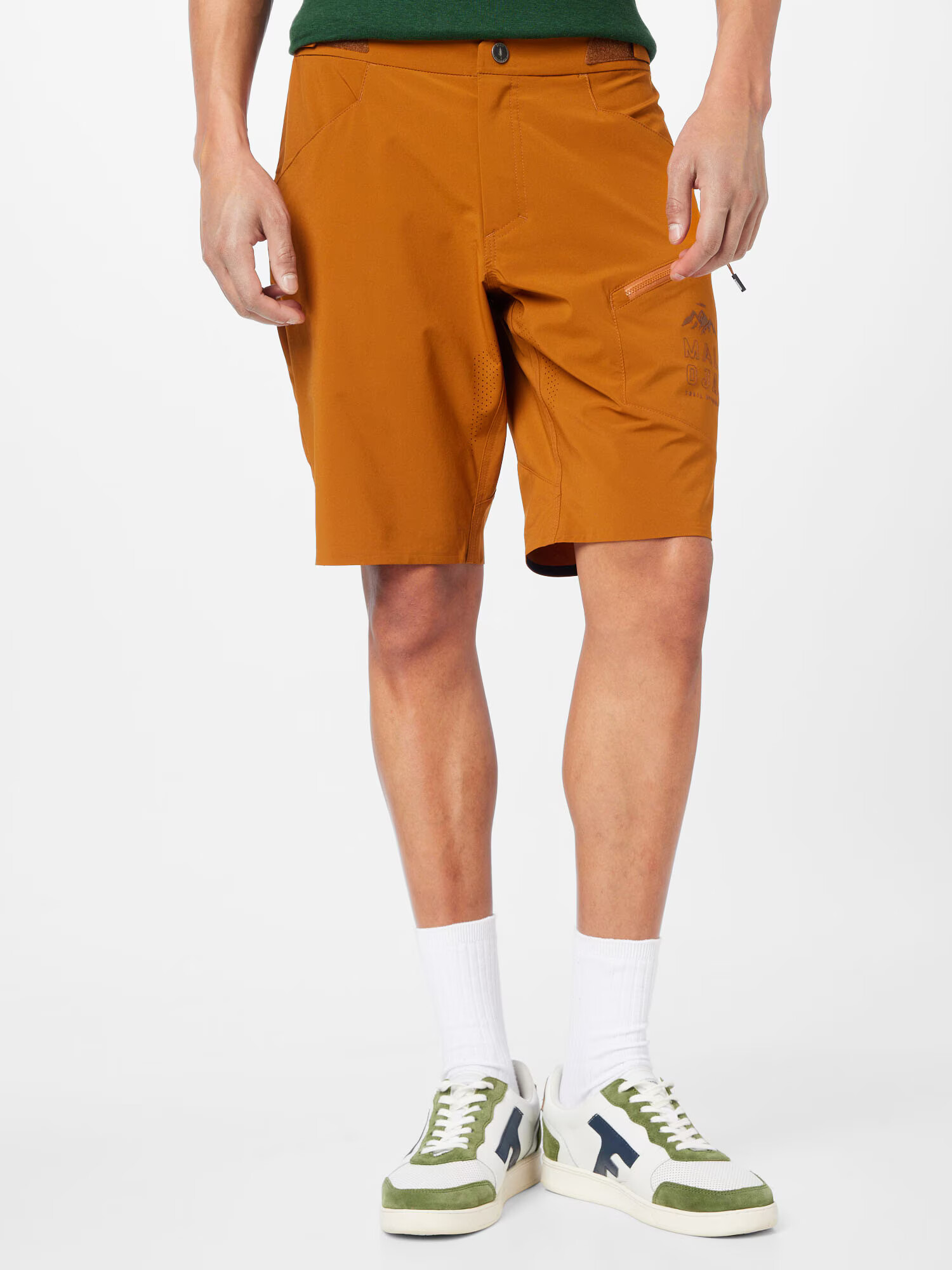 Maloja Pantaloni sport 'FuornM' maro / galben miere - Pled.ro