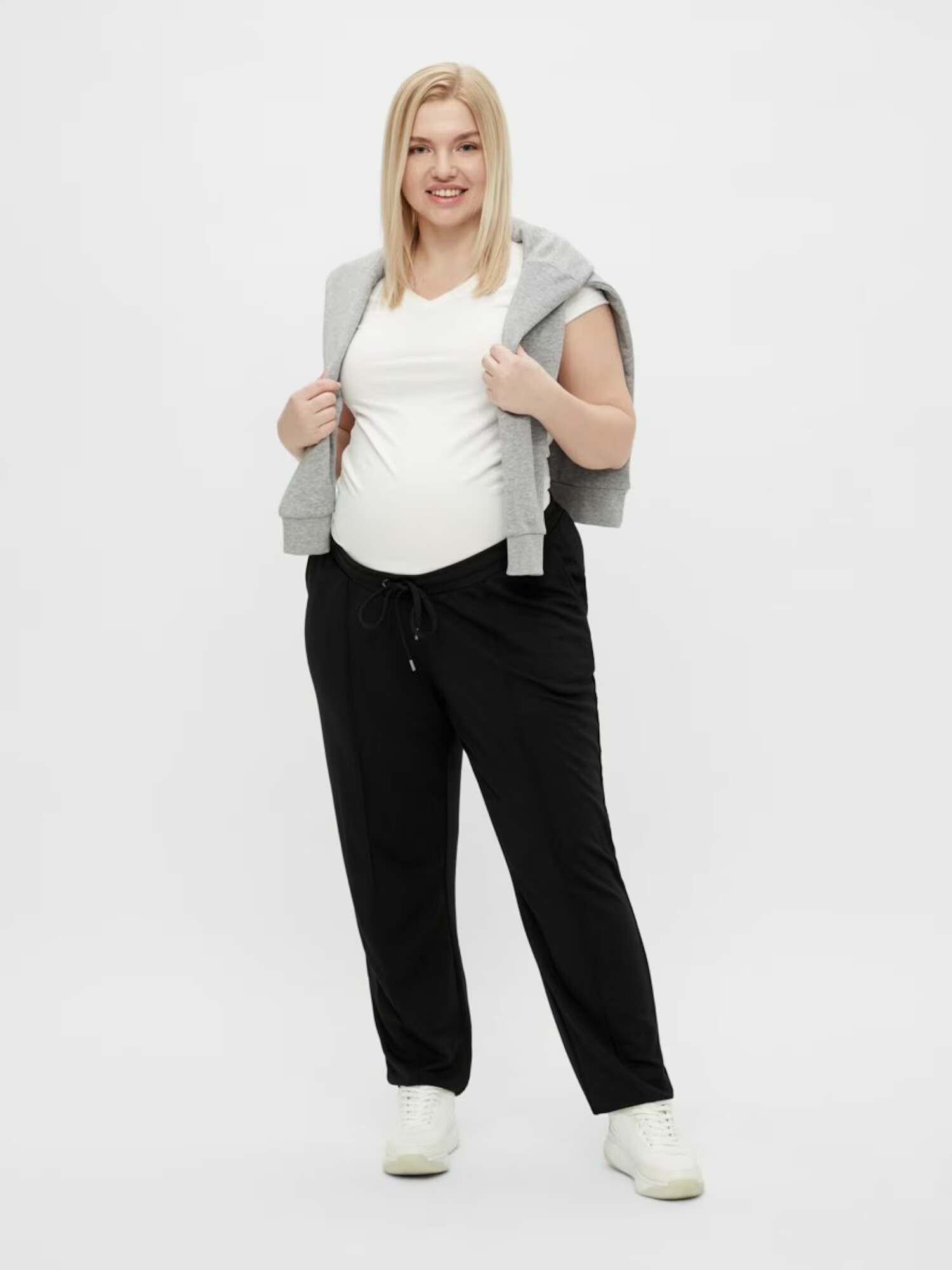 Mamalicious Curve Pantaloni 'MAIJA' negru - Pled.ro