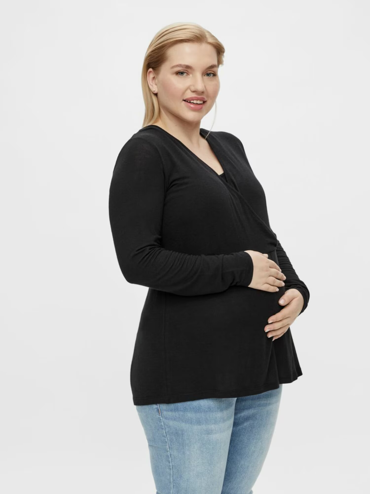 Mamalicious Curve Tricou negru - Pled.ro