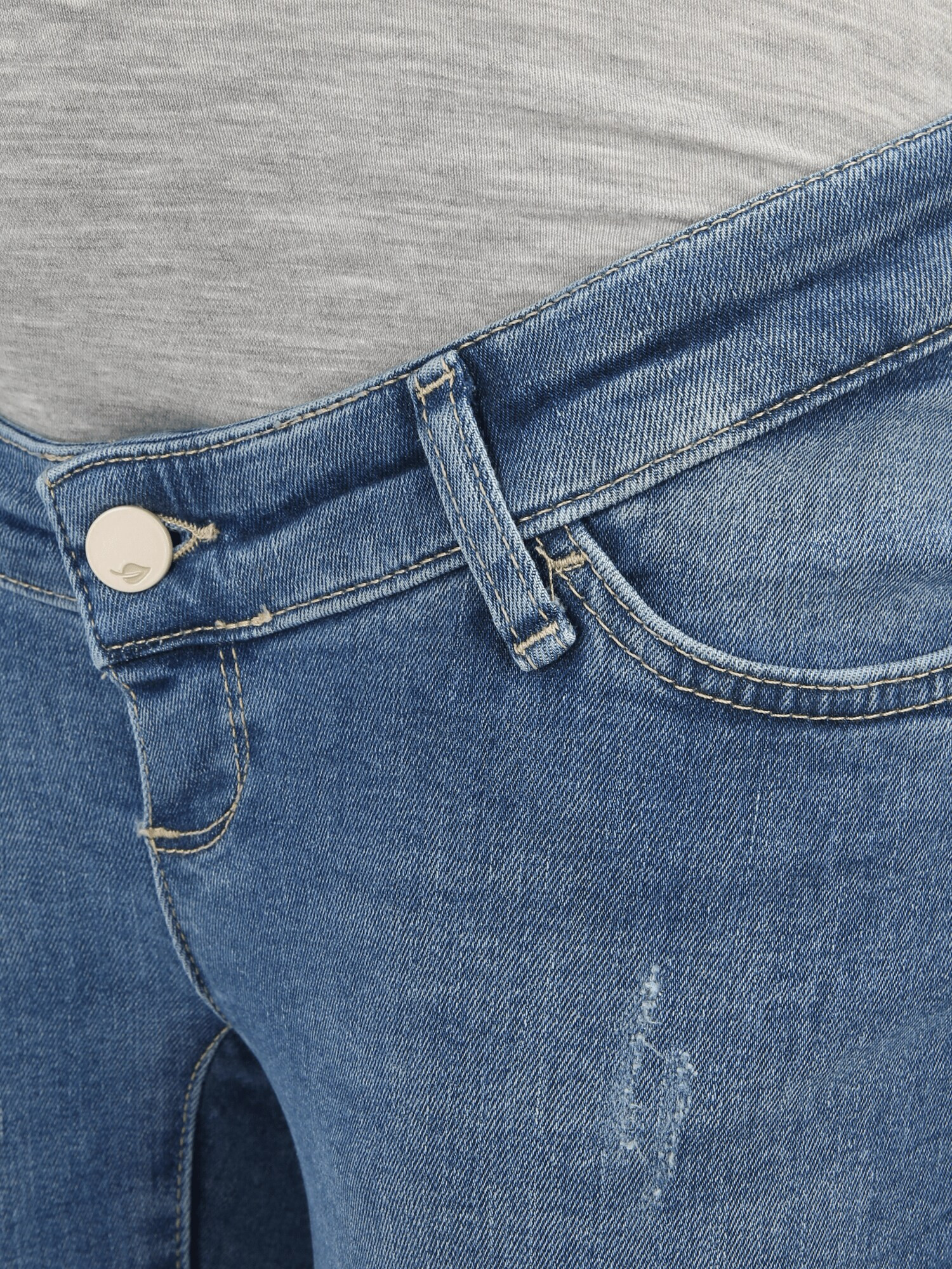 MAMALICIOUS Jeans 'Arctic' albastru denim / gri amestecat - Pled.ro