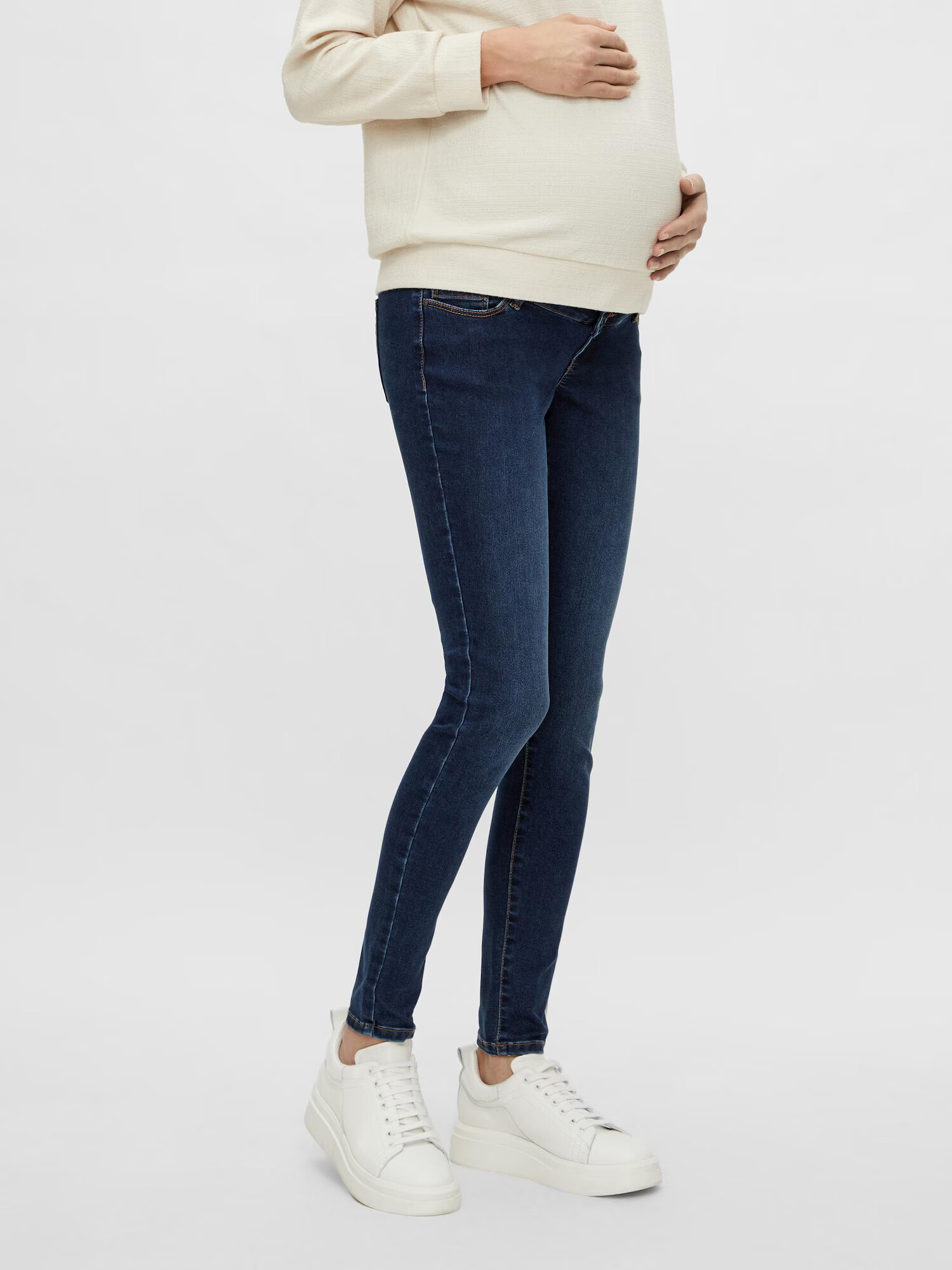 MAMALICIOUS Jeans 'Banda' albastru denim - Pled.ro