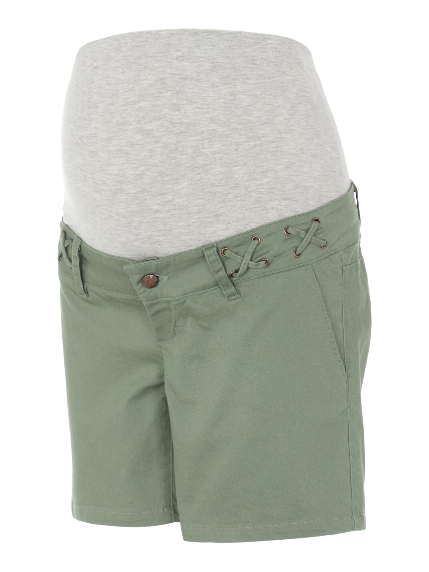 MAMALICIOUS Jeans 'Halley' gri amestecat / verde - Pled.ro