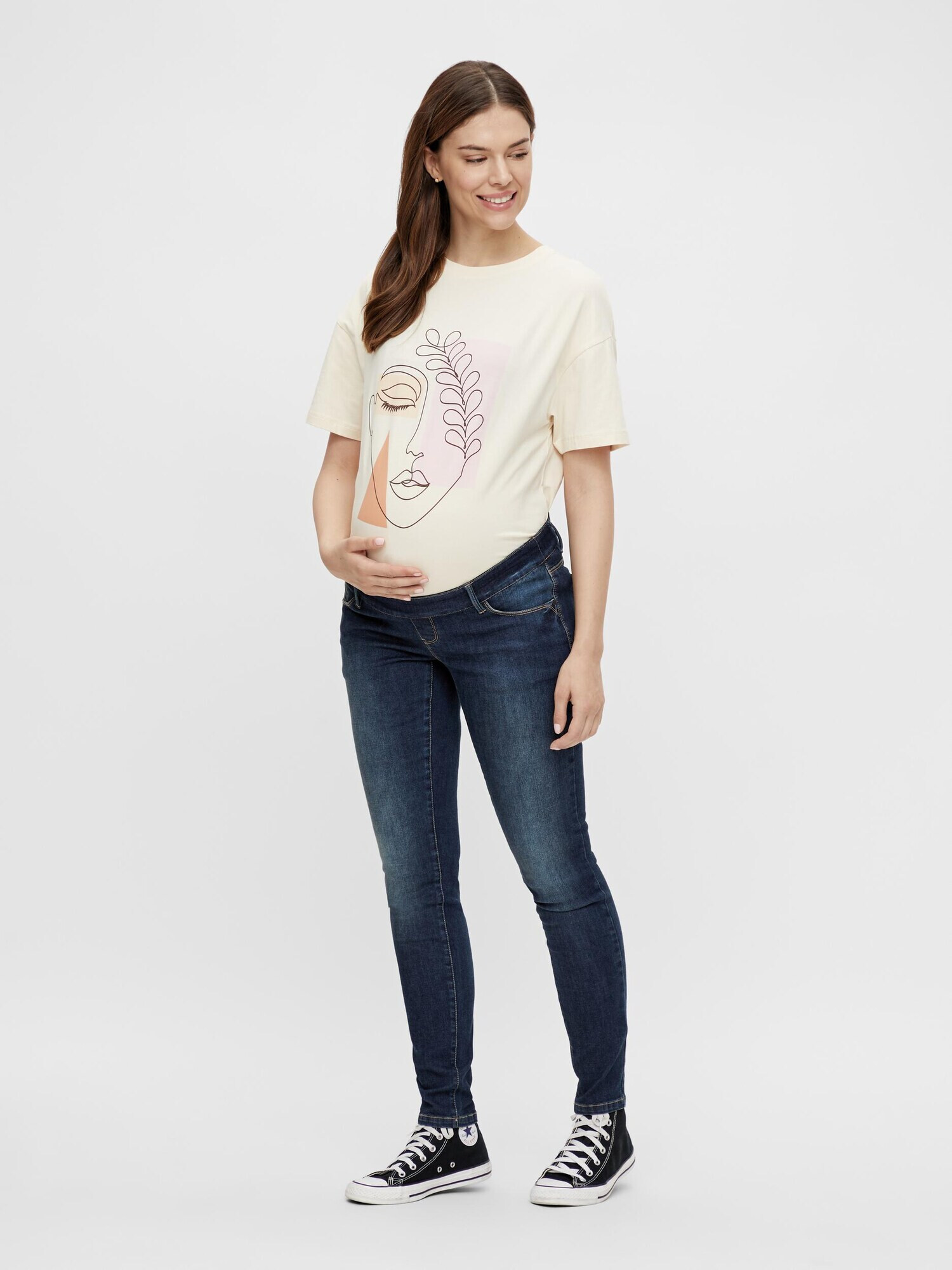 MAMALICIOUS Jeans 'Jackson' albastru denim - Pled.ro