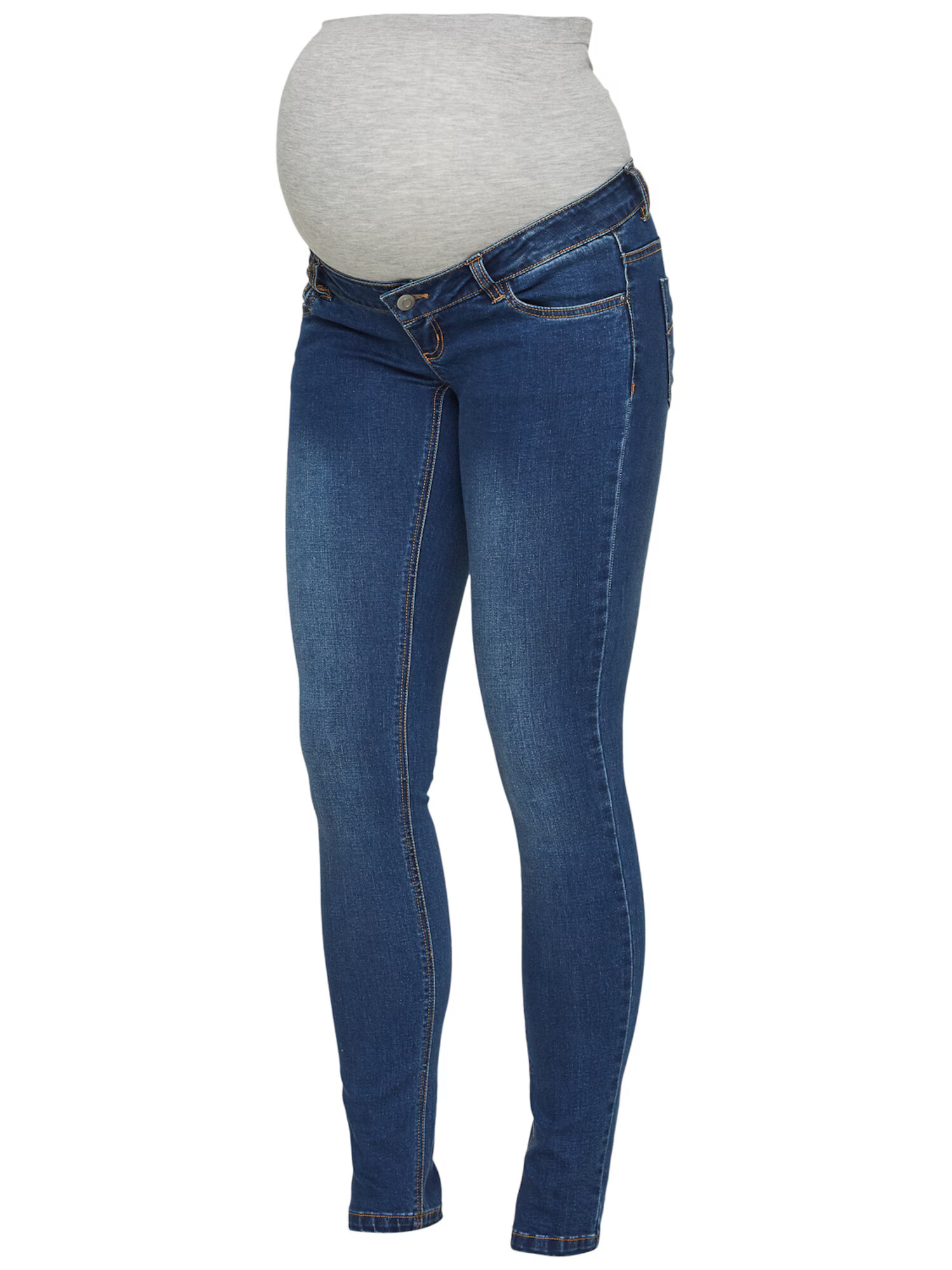 MAMALICIOUS Jeans 'Mllola' albastru denim / gri amestecat - Pled.ro