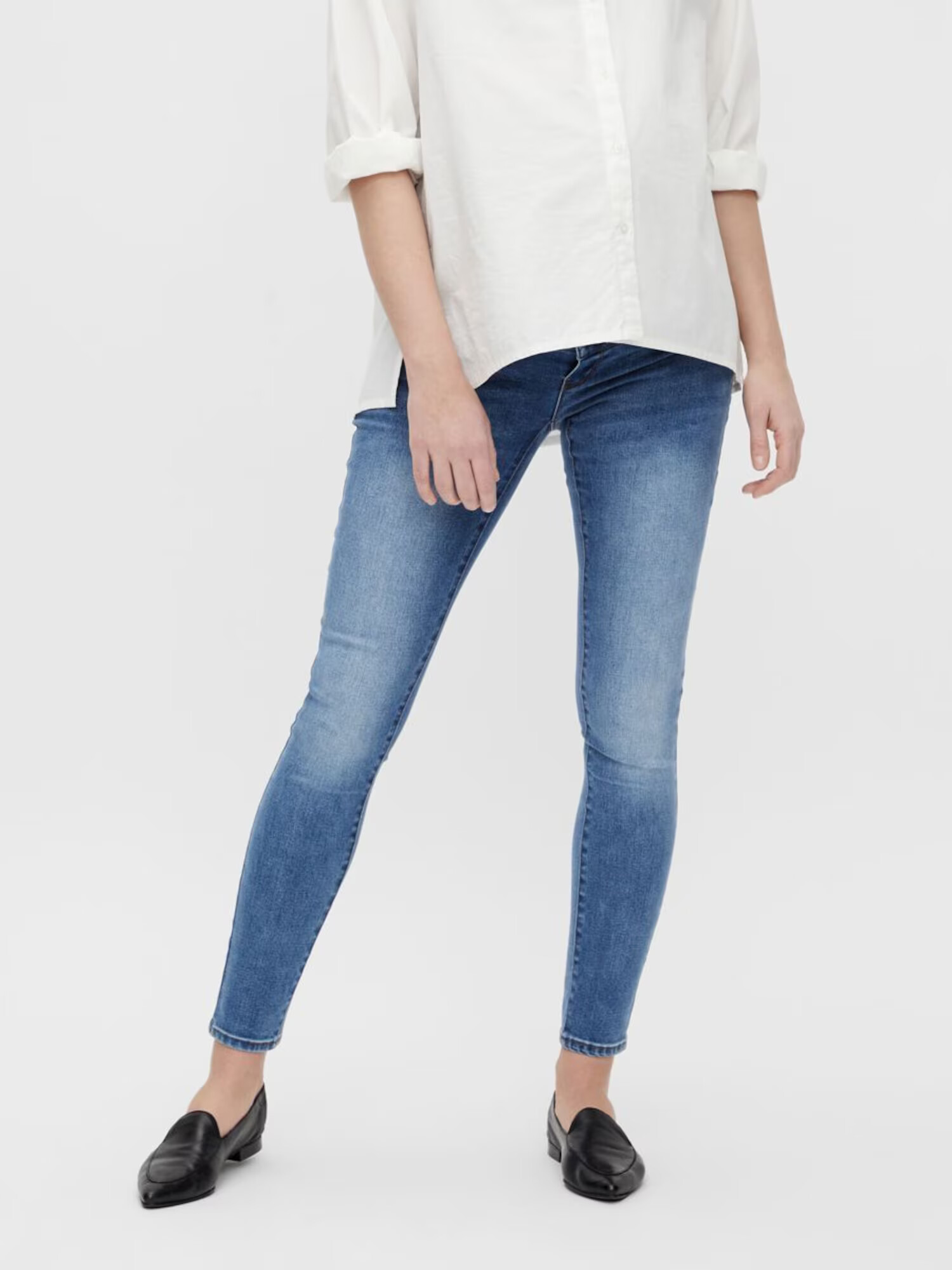 MAMALICIOUS Jeans 'NEW YORK' albastru denim - Pled.ro