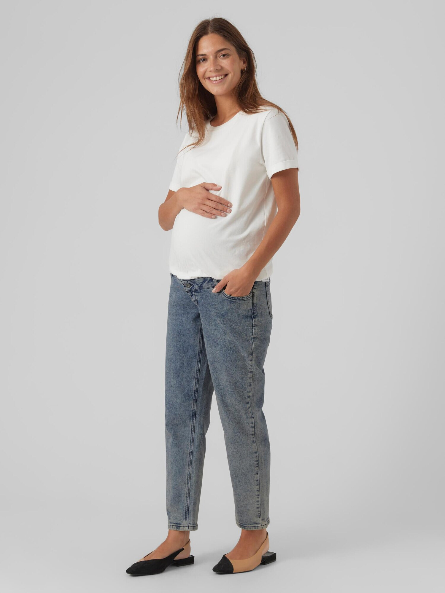 MAMALICIOUS Jeans 'Olivia' albastru denim - Pled.ro