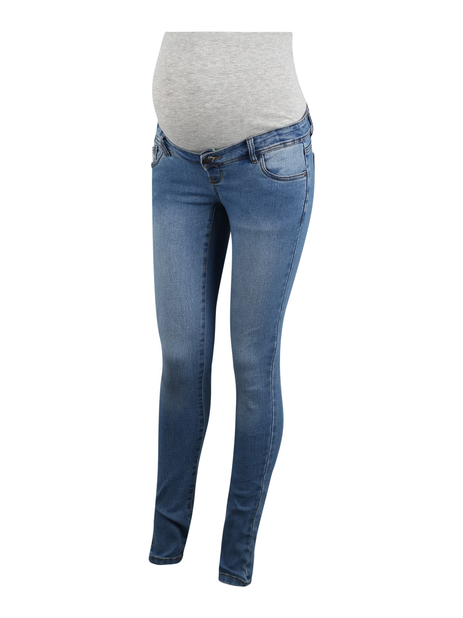 MAMALICIOUS Jeans 'Ono' albastru denim / gri amestecat - Pled.ro