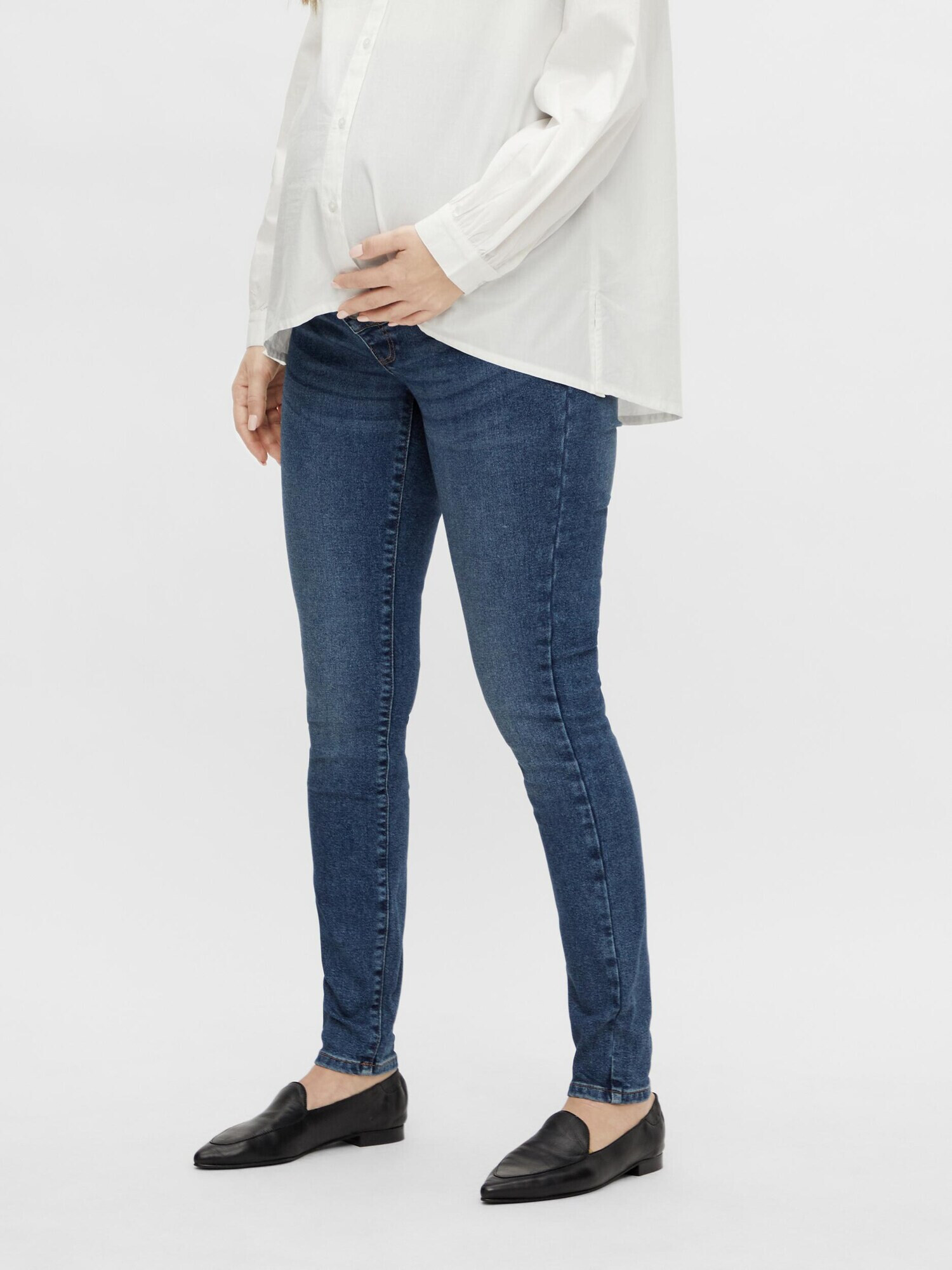 MAMALICIOUS Jeans 'Paris' albastru denim - Pled.ro