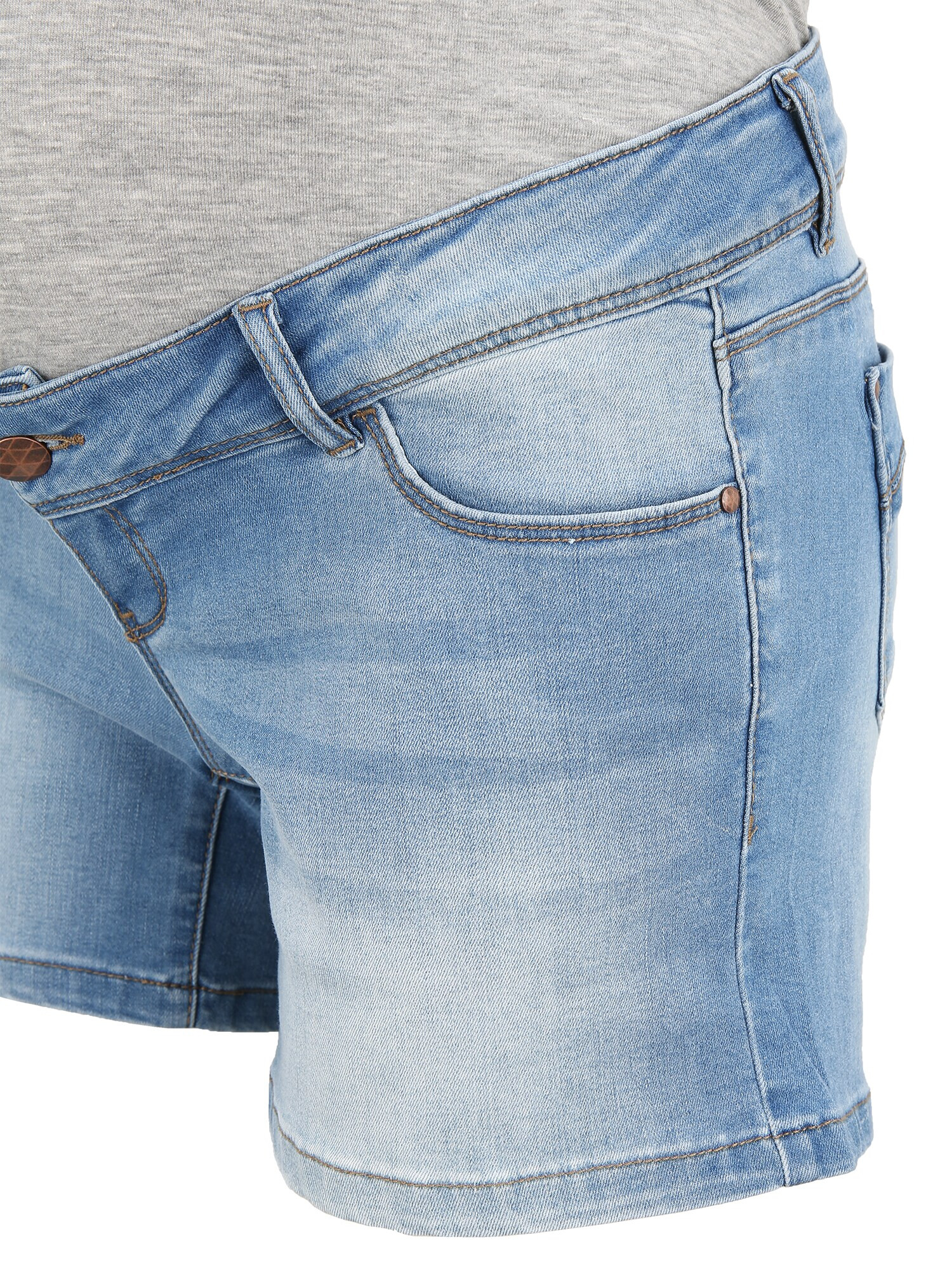 MAMALICIOUS Jeans 'Paso' albastru denim / gri amestecat - Pled.ro