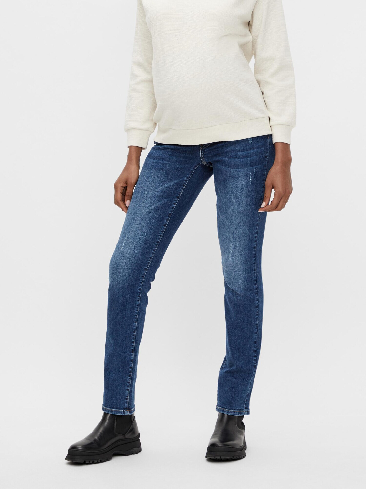 MAMALICIOUS Jeans 'Plano' albastru denim - Pled.ro