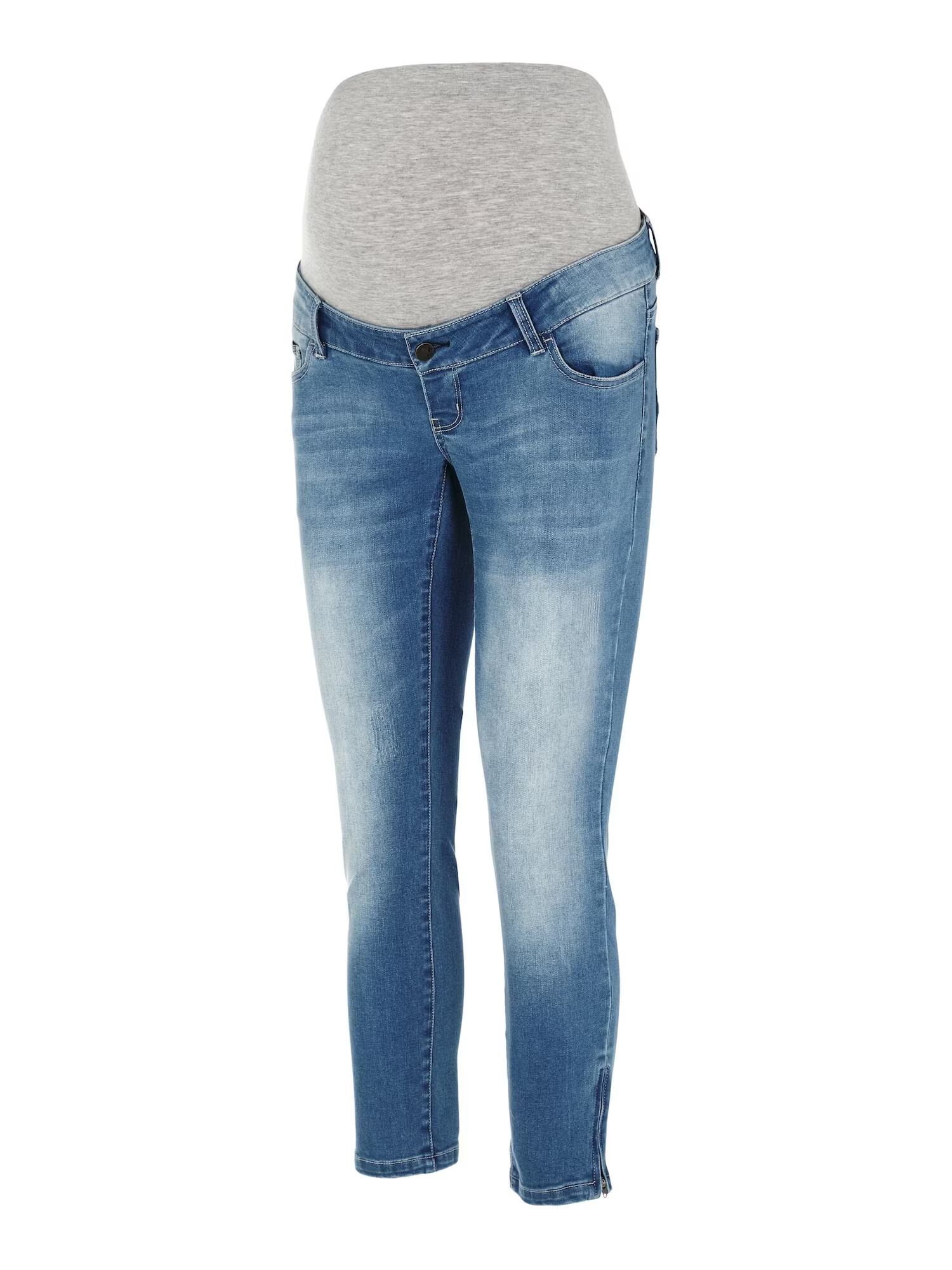 MAMALICIOUS Jeans 'Ritti' albastru denim / gri amestecat - Pled.ro