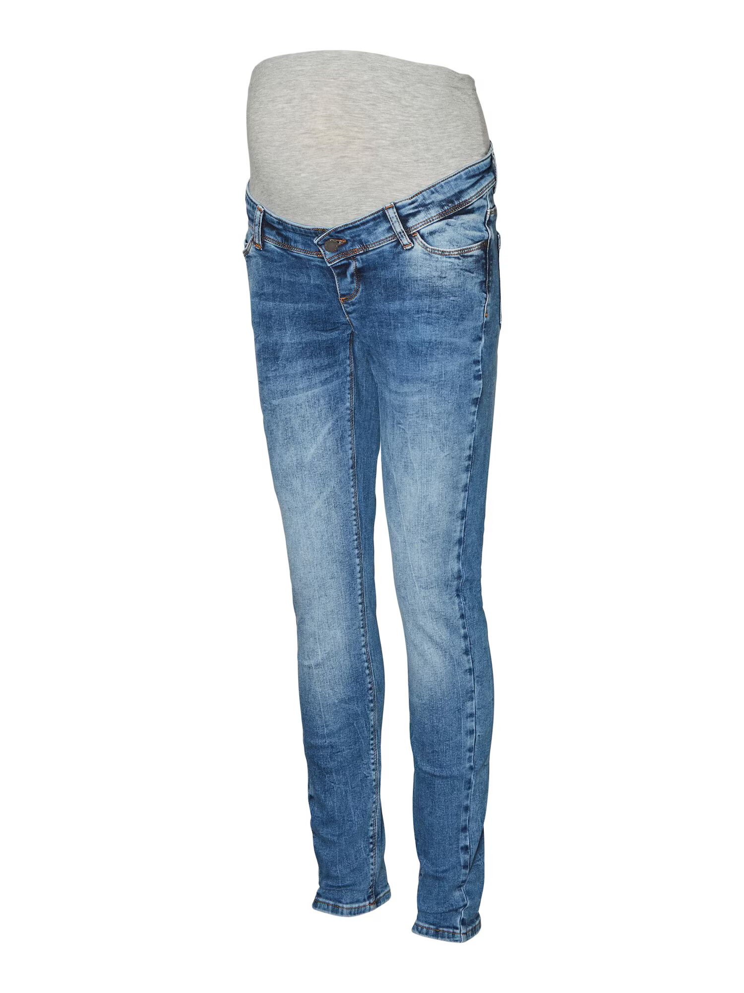 MAMALICIOUS Jeans 'ROMA' albastru denim / gri amestecat - Pled.ro