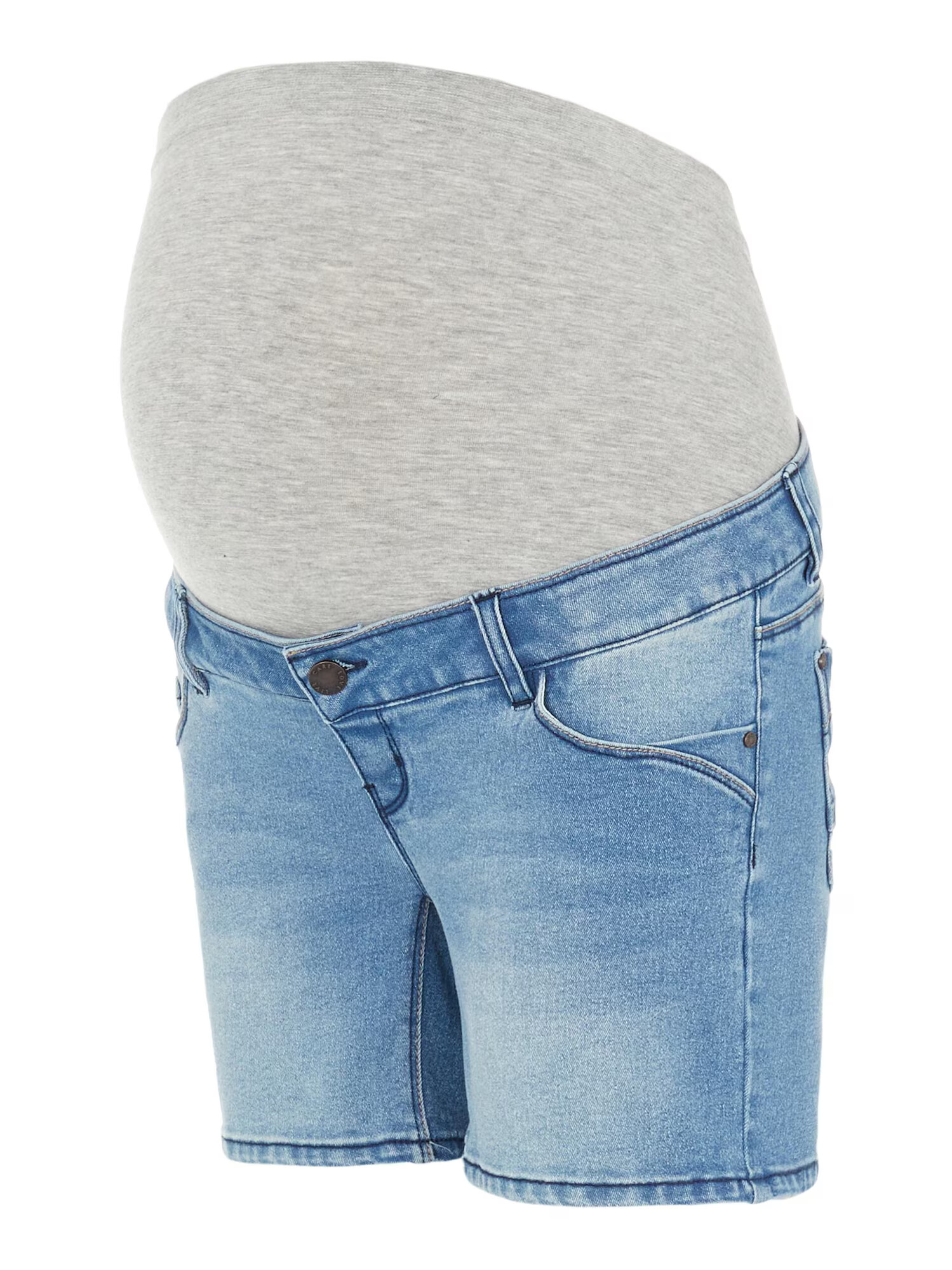 MAMALICIOUS Jeans 'Sarina' albastru denim / gri amestecat - Pled.ro