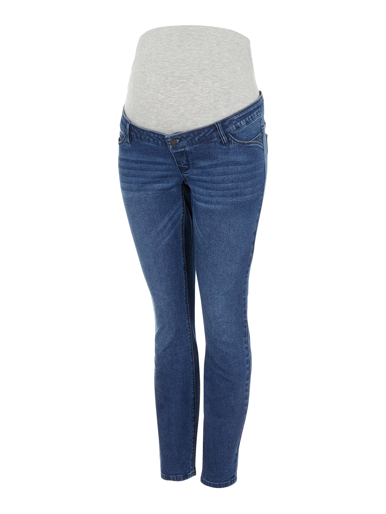 MAMALICIOUS Jeans 'Sarnia' albastru denim / gri amestecat - Pled.ro