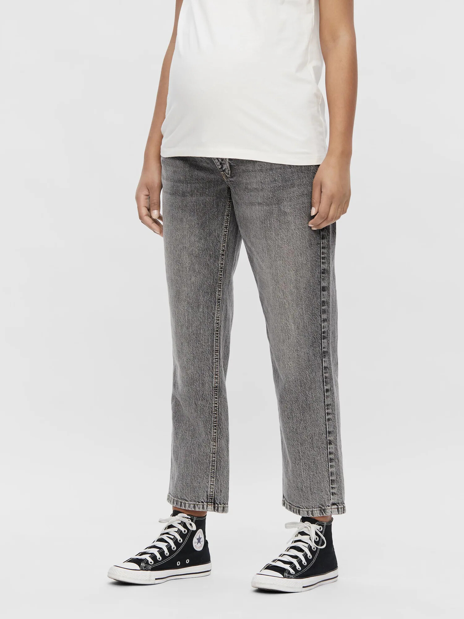 MAMALICIOUS Jeans 'Town' gri denim - Pled.ro