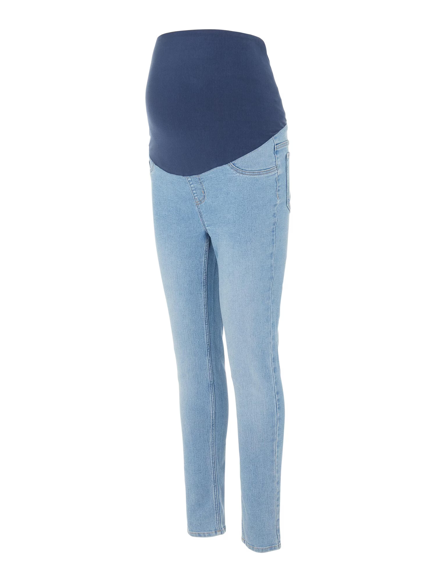 MAMALICIOUS Jeggings albastru denim - Pled.ro