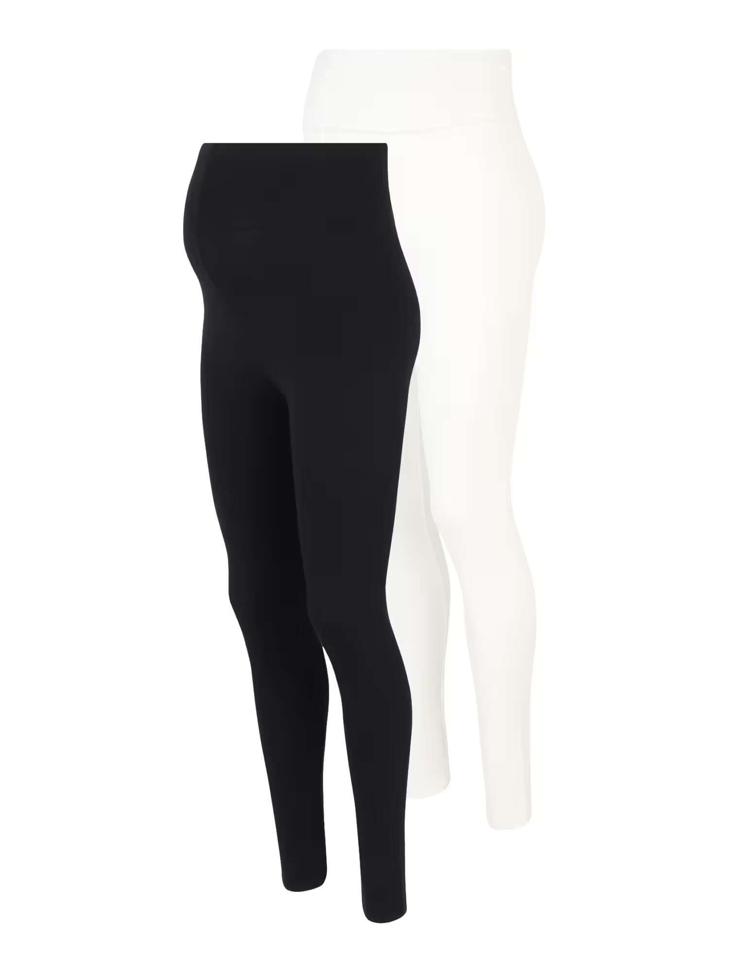 MAMALICIOUS Leggings negru / alb - Pled.ro