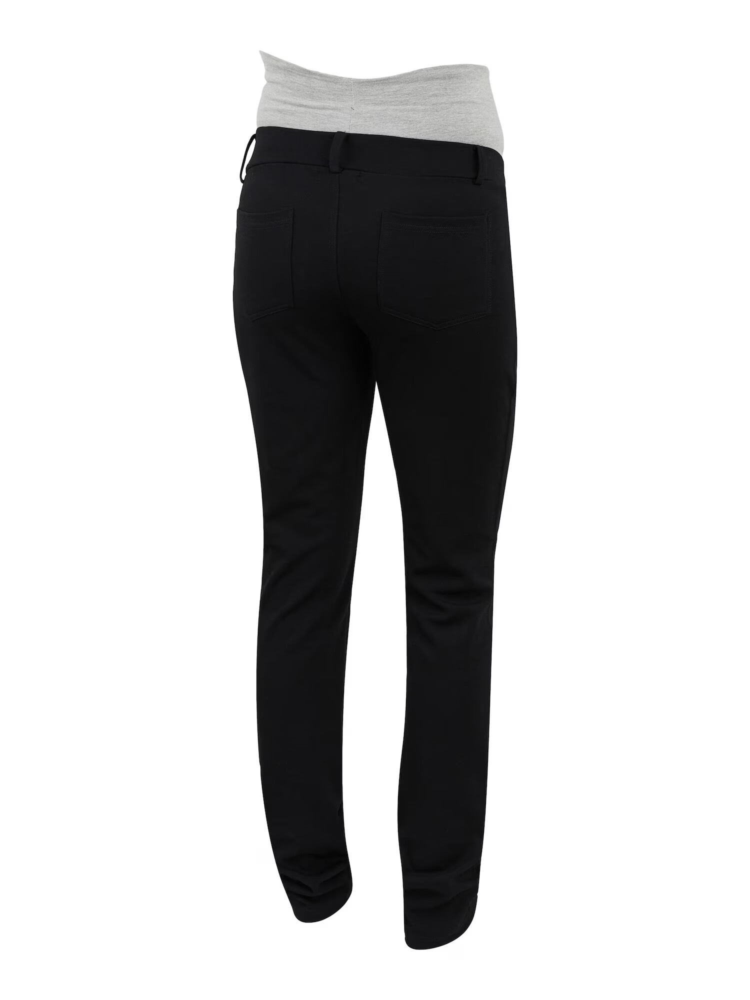 MAMALICIOUS Pantaloni 'Alba' gri amestecat / negru - Pled.ro