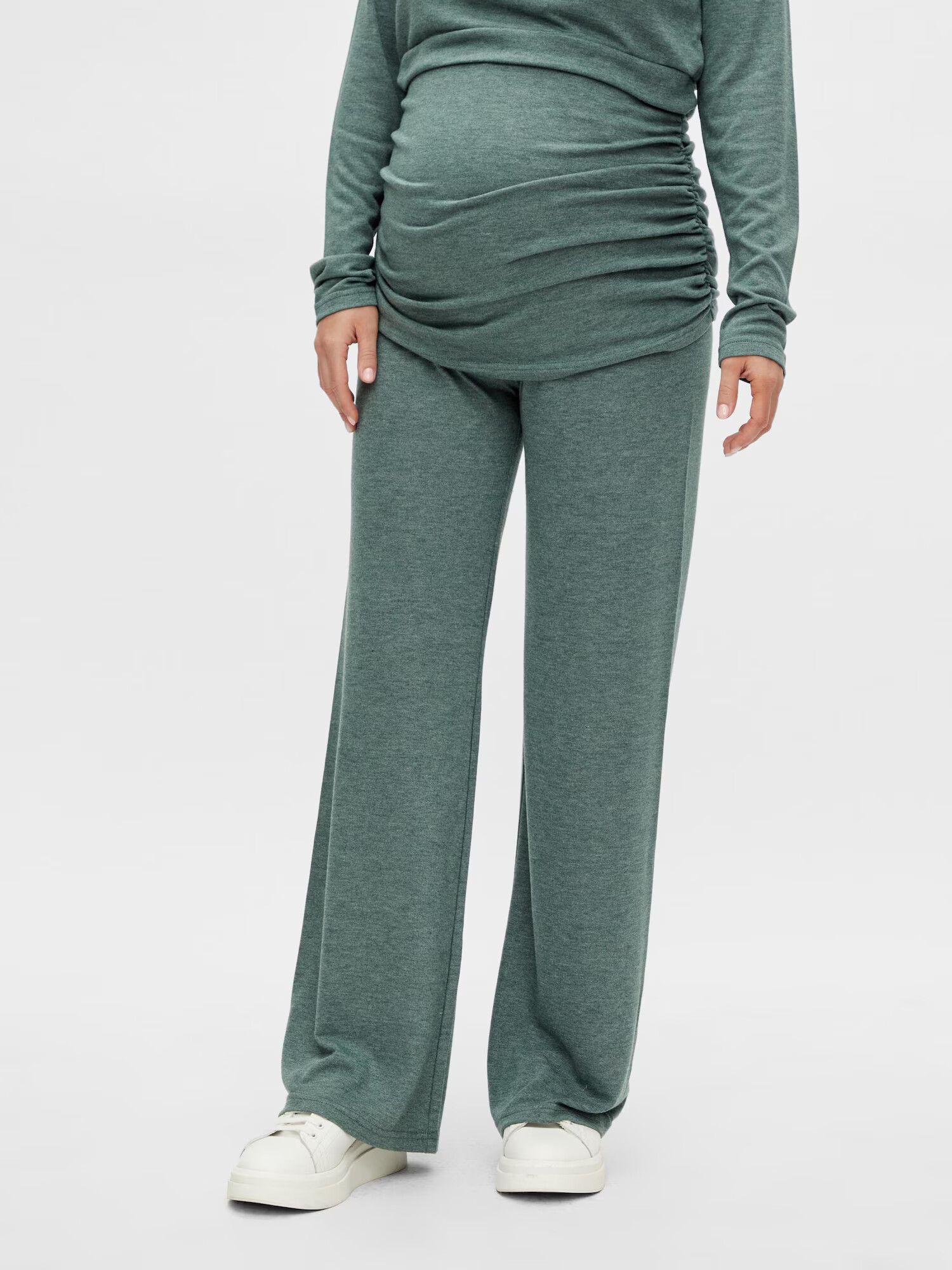 MAMALICIOUS Pantaloni 'Carine' verde amestecat - Pled.ro